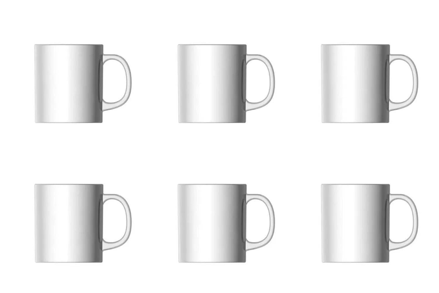 6er Set Cambridge Porzellanmug weiss 0.3lt in Weiss präsentiert im Onlineshop von KAQTU Design AG. Espressotassen ist von Rastal