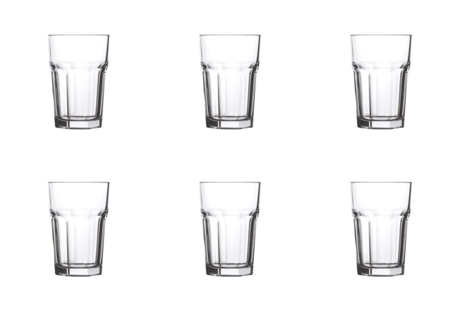 6er Set Casablanca Longdrink 48cl 16.2cm in Transparent präsentiert im Onlineshop von KAQTU Design AG. Glas ist von Rastal