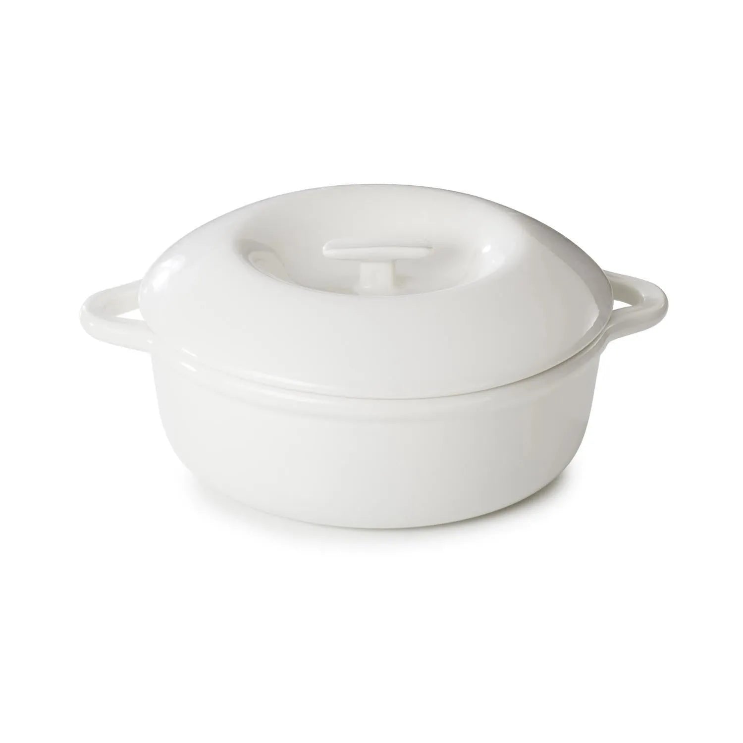 Bombance Induktionskasserolle D29cm alab. weiss mit Deckel in Weiss präsentiert im Onlineshop von KAQTU Design AG. Pfanne/Topf ist von Revol