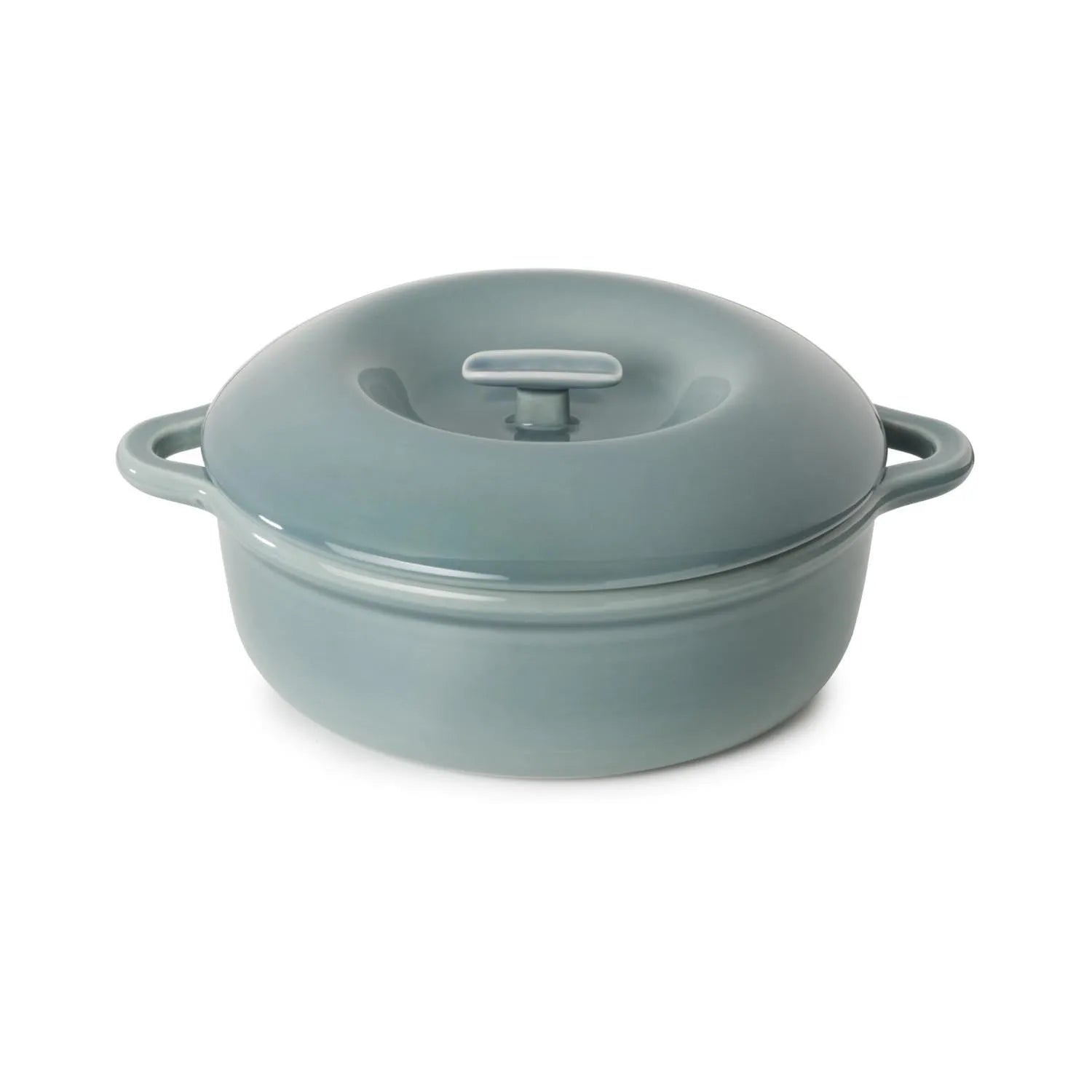 Bombance Induktionskasserolle D29cm wolkengrau mit Deckel in Silber präsentiert im Onlineshop von KAQTU Design AG. Pfanne/Topf ist von Revol