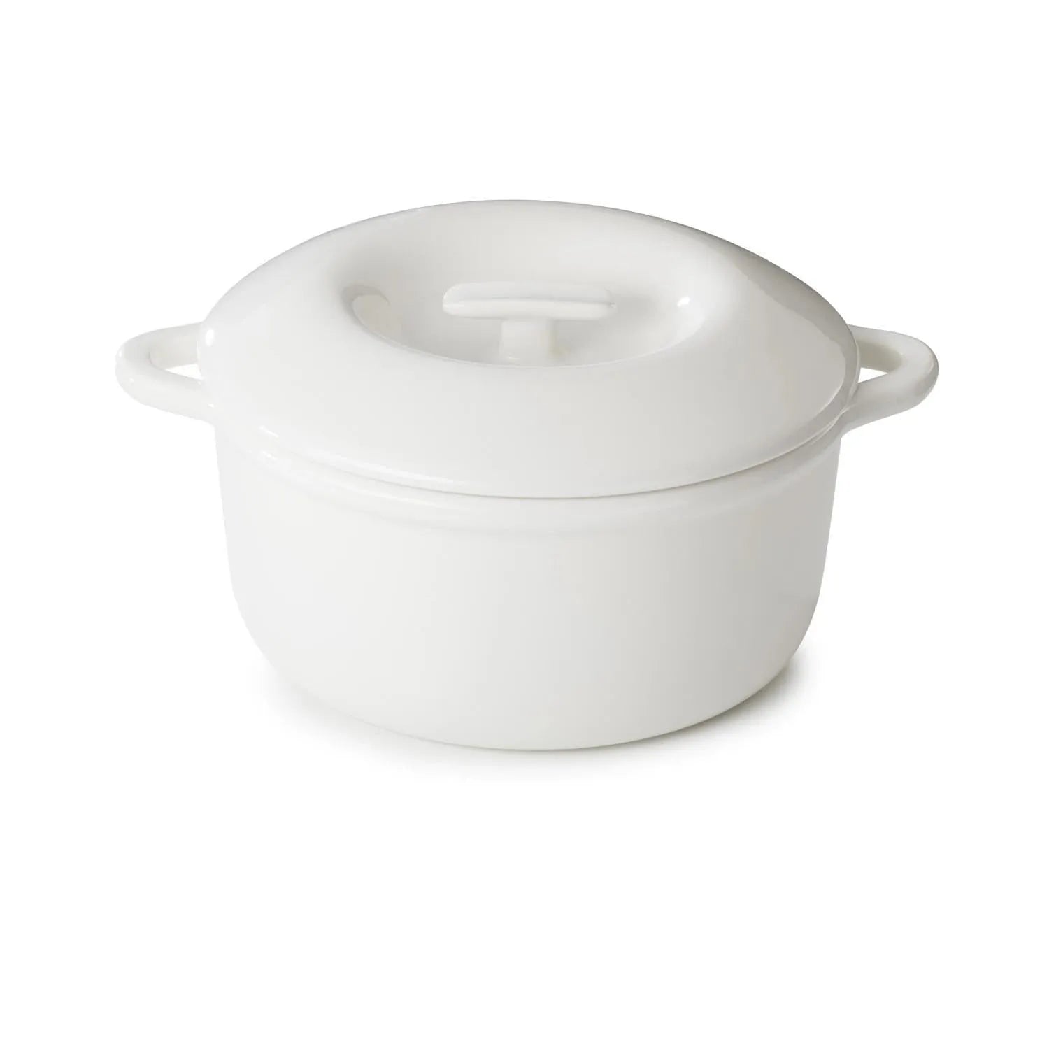 Bombance Induktionskasserolle D26cm alab. weiss mit Deckel in Weiss präsentiert im Onlineshop von KAQTU Design AG. Pfanne/Topf ist von Revol
