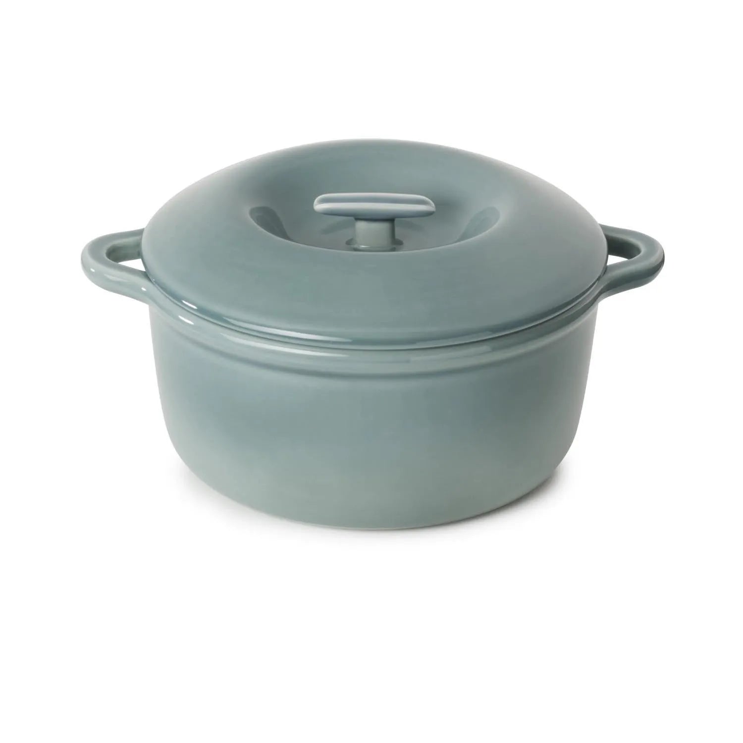 Bombance Induktionskasserolle D26cm wolkengrau mit Deckel in Silber präsentiert im Onlineshop von KAQTU Design AG. Pfanne/Topf ist von Revol