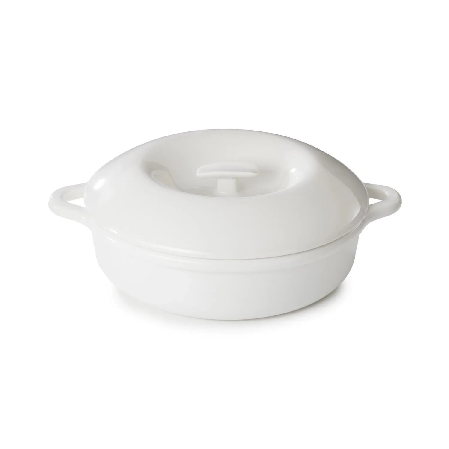 Bombance Induktionskasserolle D31cm alab. weiss mit Deckel in Weiss präsentiert im Onlineshop von KAQTU Design AG. Pfanne/Topf ist von Revol