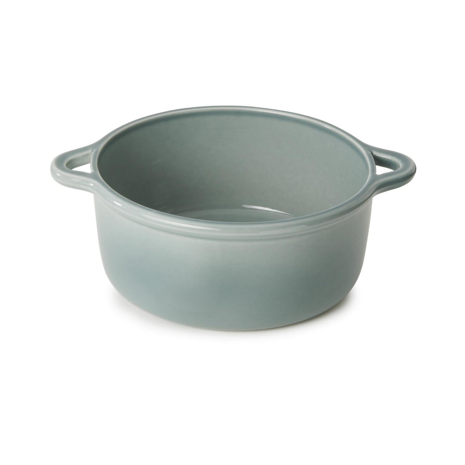 Bombance Ofenkasserolle D22cm wolkengrau ohne Deckel in Silber präsentiert im Onlineshop von KAQTU Design AG. Pfanne/Topf ist von Revol