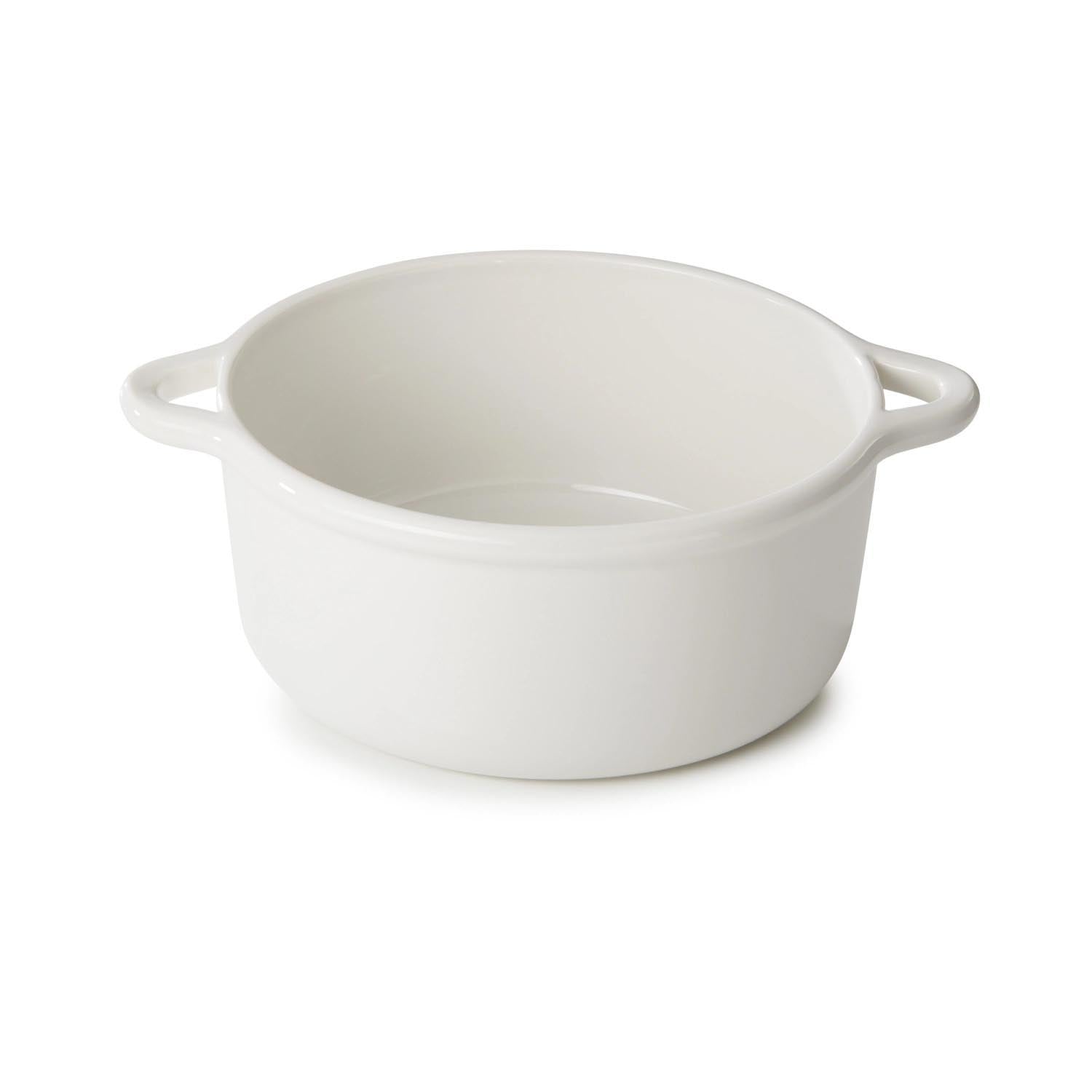 Bombance Ofenkasserolle D22cm alab. weiss ohne Deckel in Weiss präsentiert im Onlineshop von KAQTU Design AG. Pfanne/Topf ist von Revol