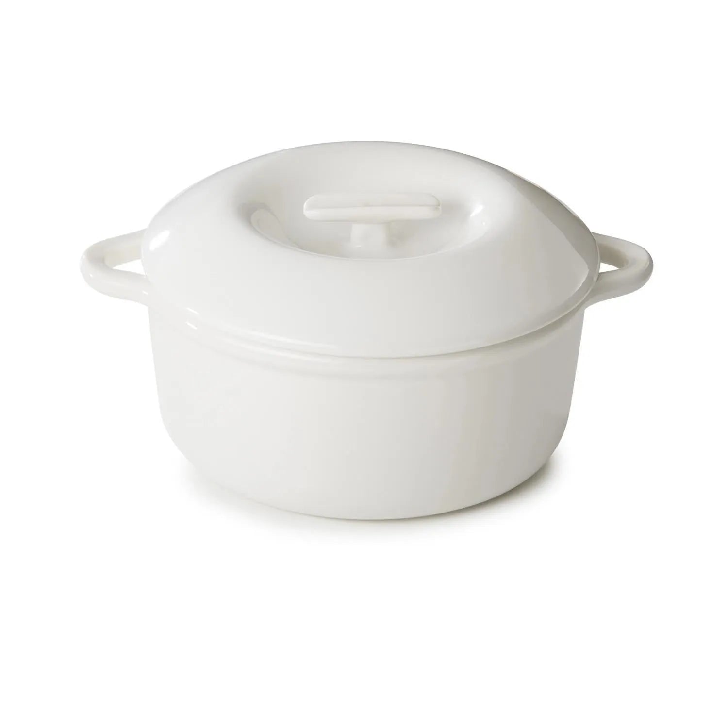 Bombance Ofenkasserolle D22cm alabaster weiss mit Deckel in Weiss präsentiert im Onlineshop von KAQTU Design AG. Pfanne/Topf ist von Revol