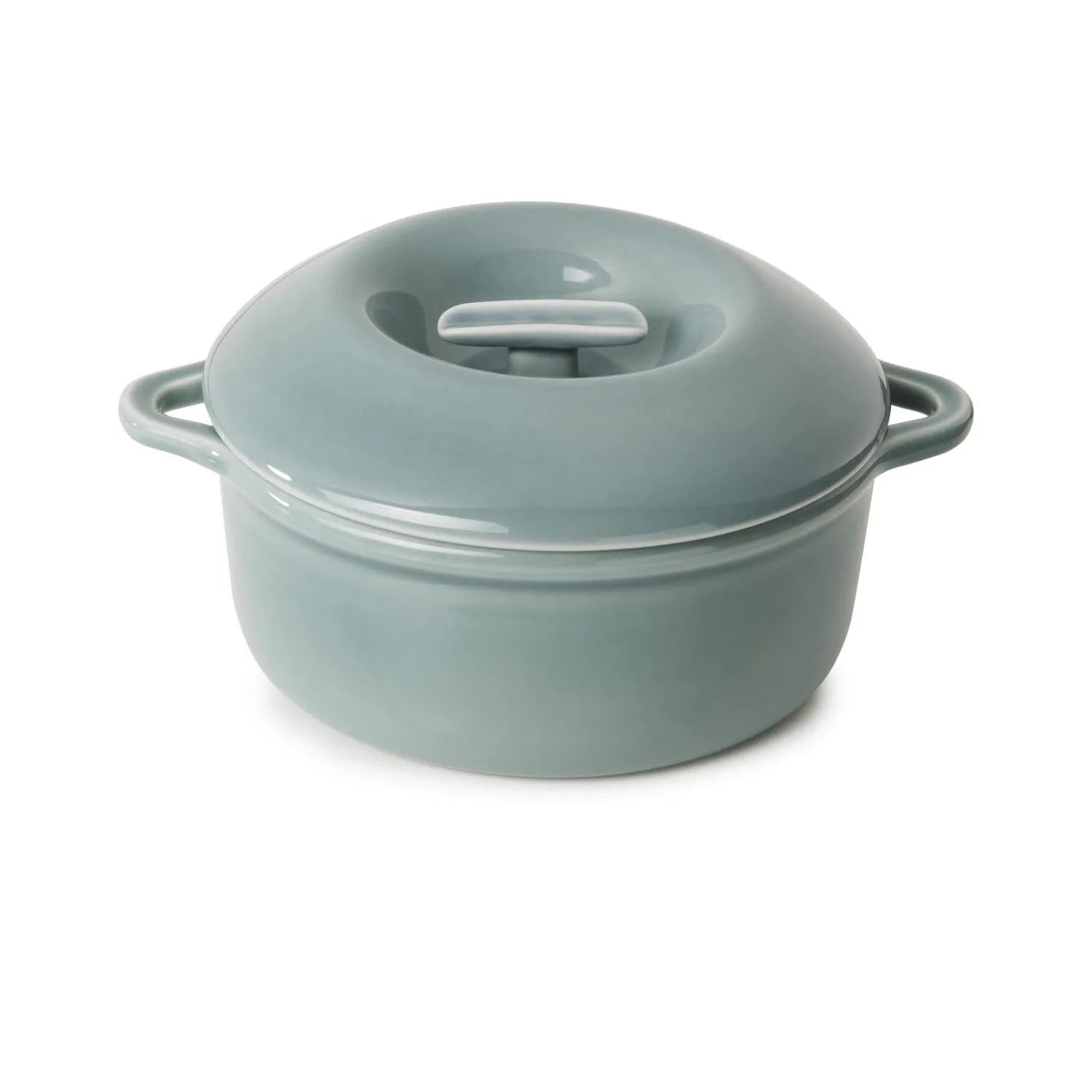 Bombance Induktionskasserolle D19cm wolkengrau mit Deckel in Silber präsentiert im Onlineshop von KAQTU Design AG. Pfanne/Topf ist von Revol