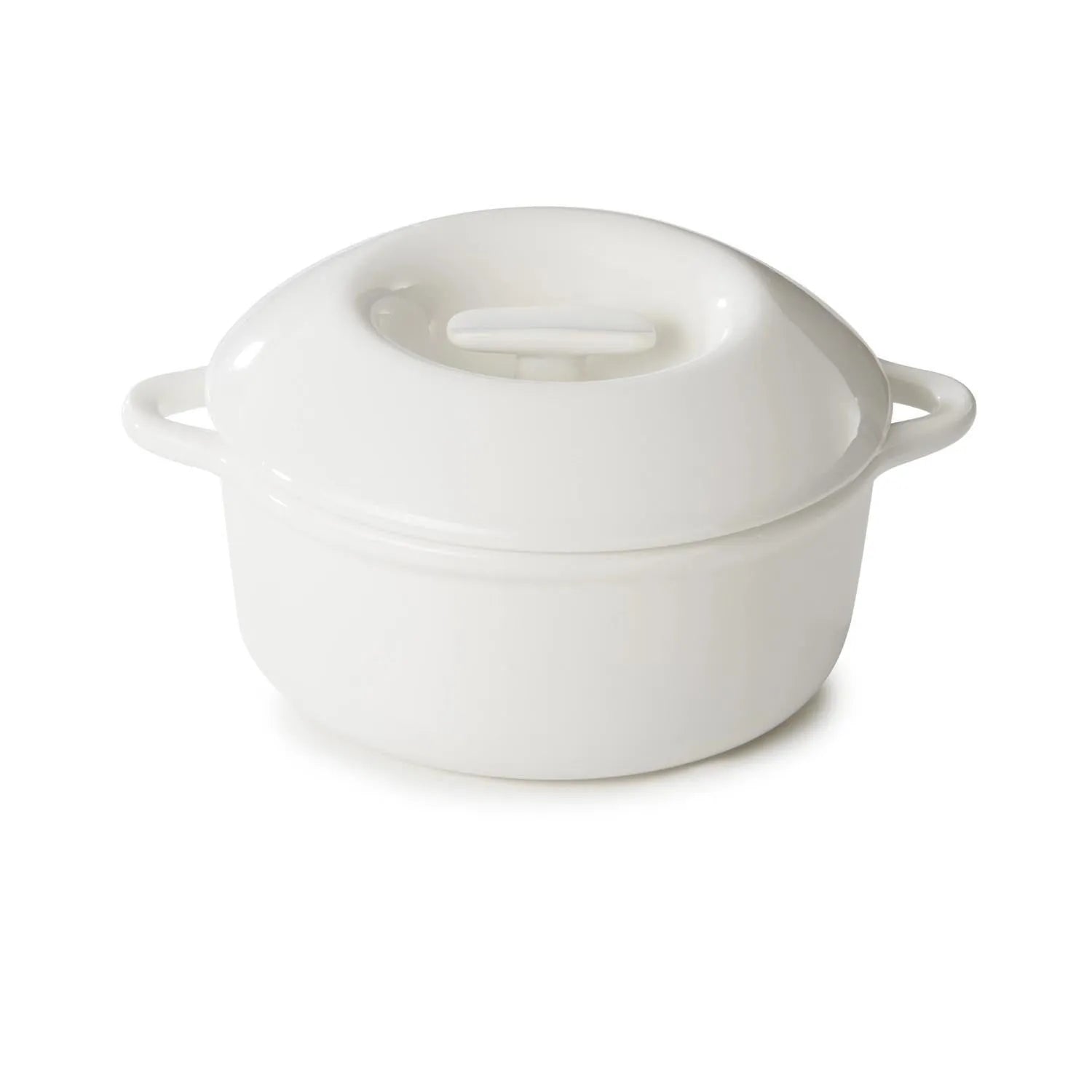Bombance Induktionskasserolle D19cm alab. weiss mit Deckel in Weiss präsentiert im Onlineshop von KAQTU Design AG. Pfanne/Topf ist von Revol