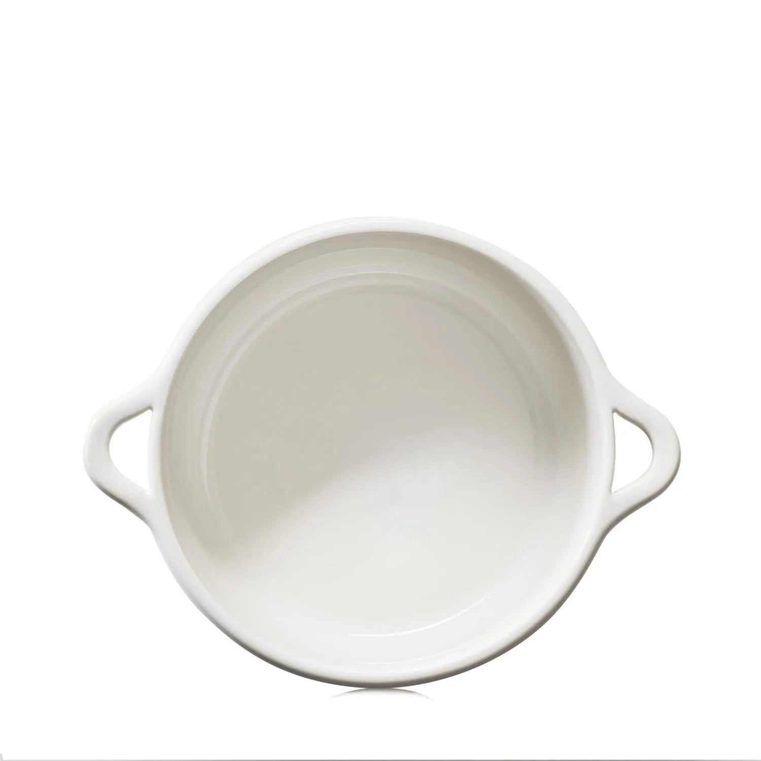 Elegante Induktionskasserolle von Revol, 19 cm, in Alabasterweiß, ideal für stilvolles Kochen ohne Deckel.