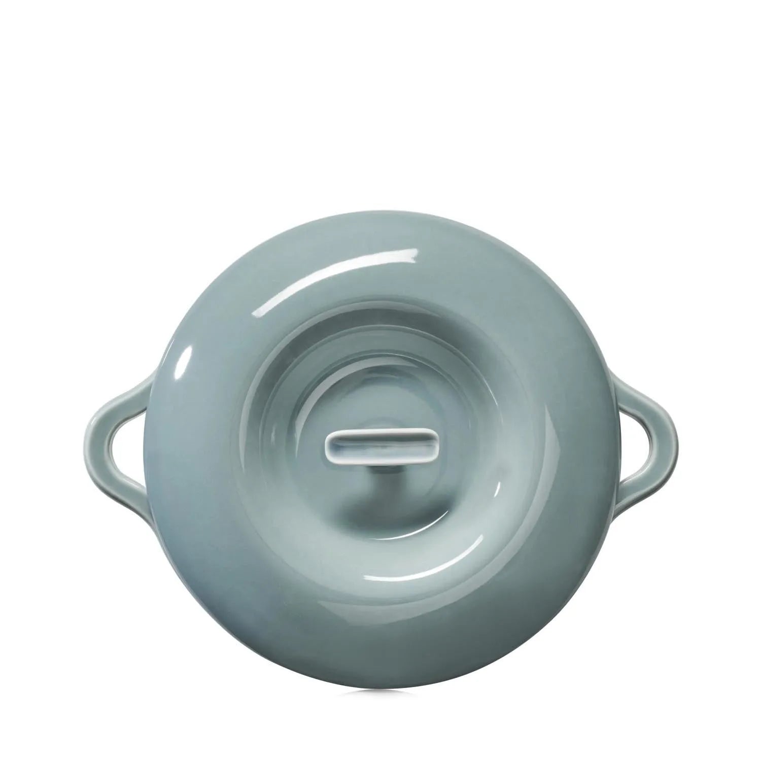 Bombance Porzellandeckel für Kasserolle D29cm wolkengrau in Silber präsentiert im Onlineshop von KAQTU Design AG. Pfannendeckel ist von Revol