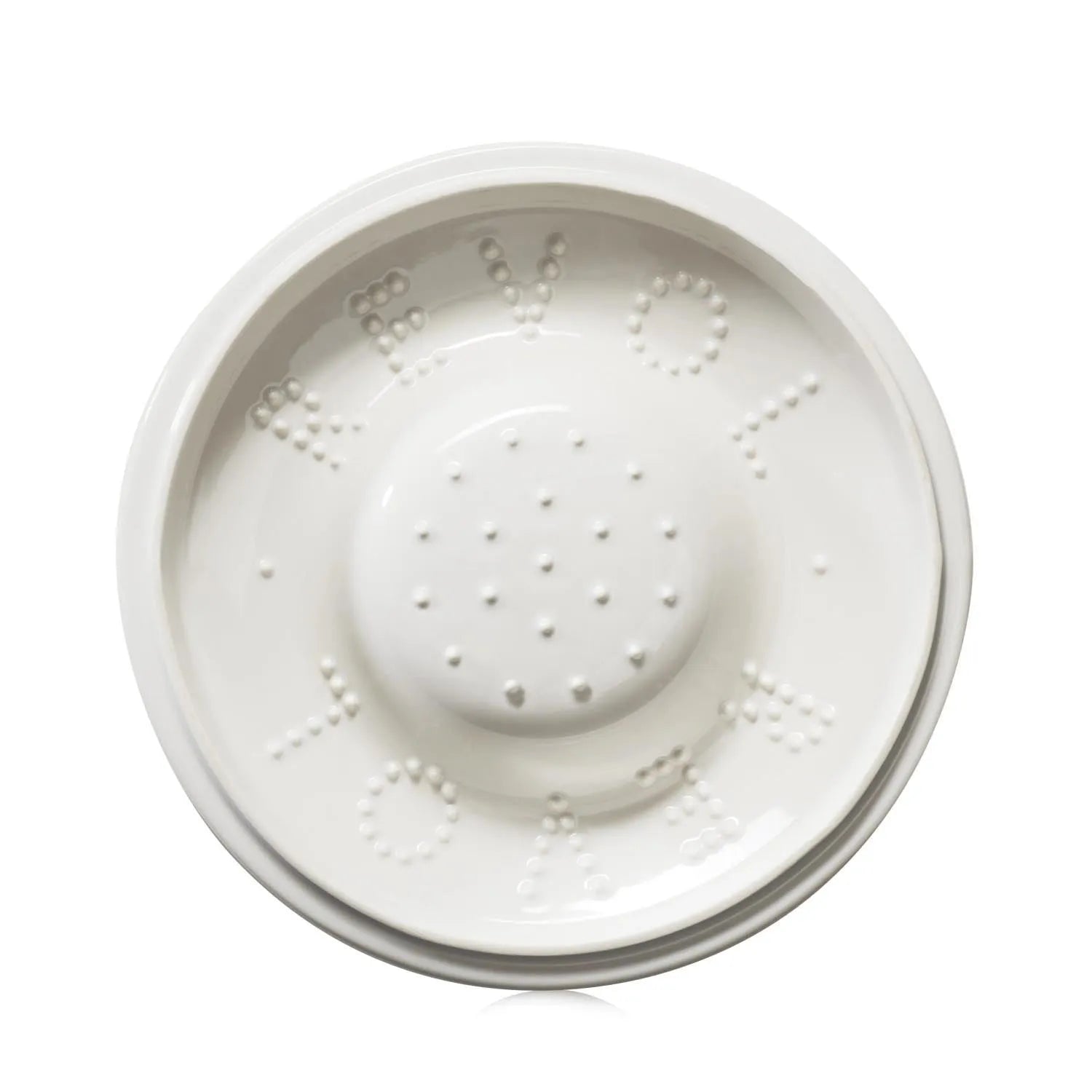 Eleganter Porzellandeckel D26cm in Alabasterweiß von Revol, passend für Kasserollen, stilvoll und funktional.