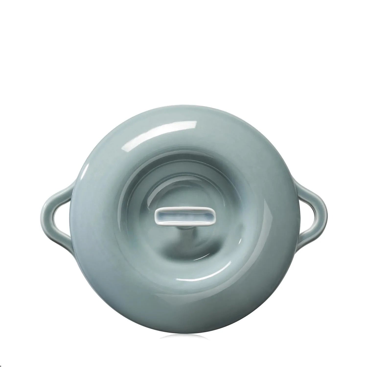 Bombance Porzellandeckel für Kasserolle D26cm wolkengrau in Silber präsentiert im Onlineshop von KAQTU Design AG. Pfannendeckel ist von Revol