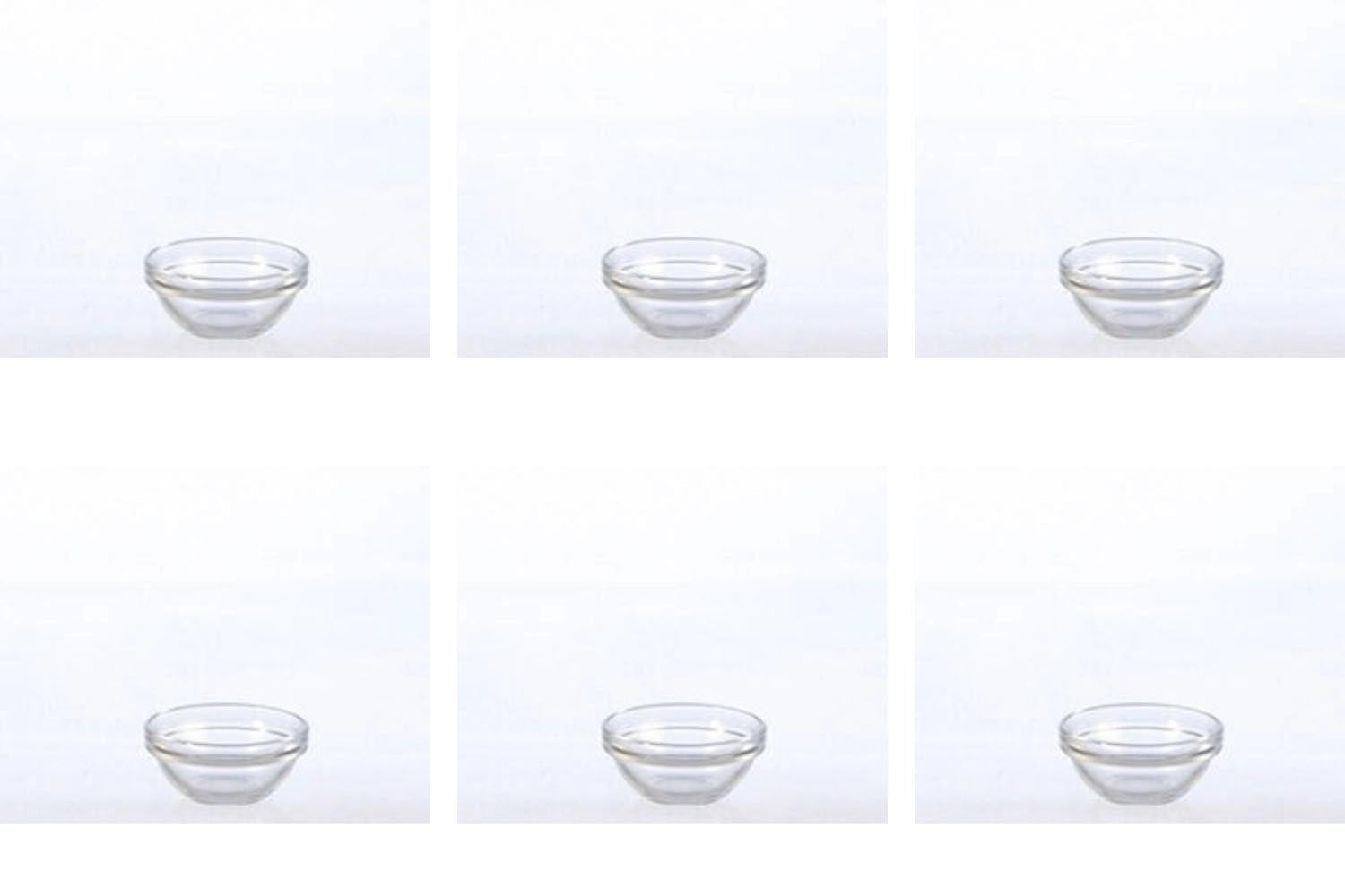 6er Set Empilable Glasschale rund  stapelbar 6cm in Transparent präsentiert im Onlineshop von KAQTU Design AG. Schale ist von Maison Truffe