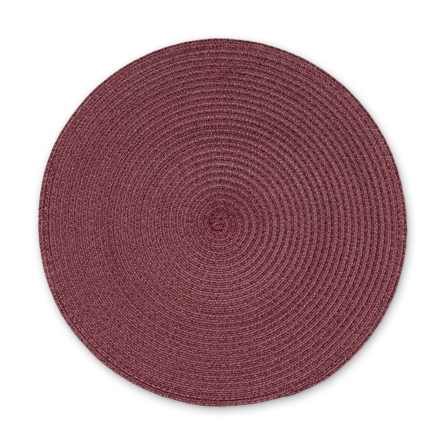 Tischset rund, weinrot in Rot präsentiert im Onlineshop von KAQTU Design AG. Tischset ist von Continenta