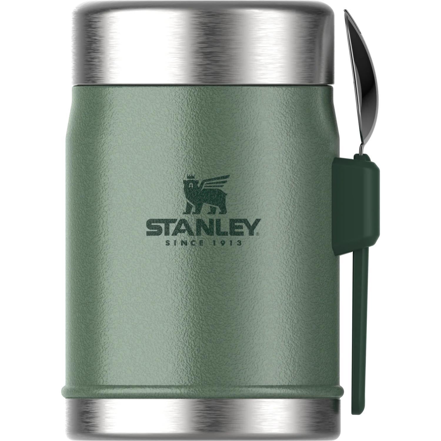 Legendary Food Jar + Spork 0.4l Hammertone Green