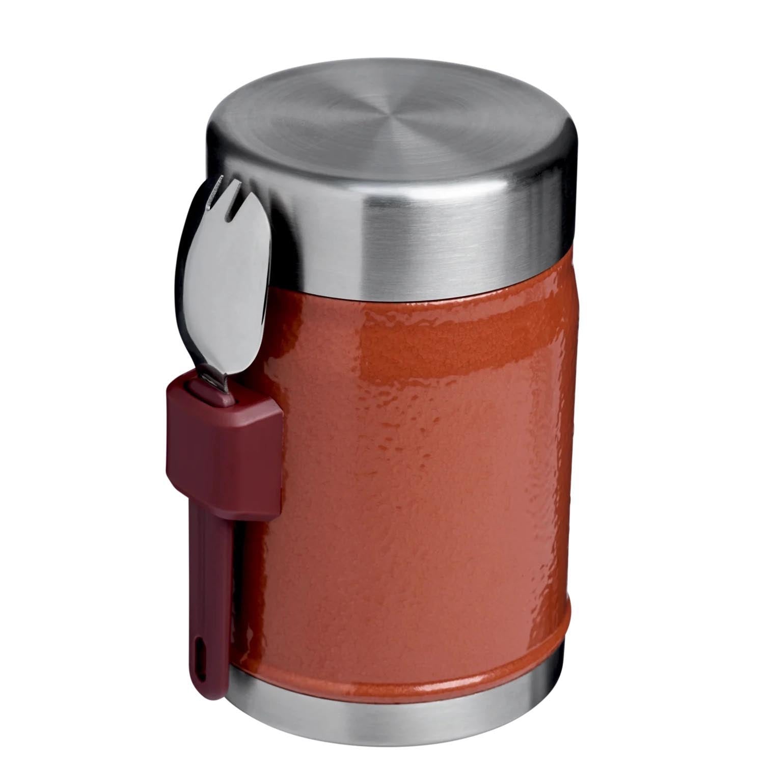 Legendary Food Jar + Spork 0.4l hammertone clay in Violett präsentiert im Onlineshop von KAQTU Design AG. Trinkflasche ist von Stanley