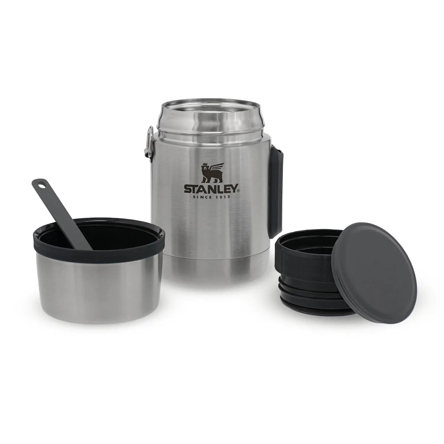 Stainless Steel All-In-One Food Jar 0.53l in Silber präsentiert im Onlineshop von KAQTU Design AG. Trinkflasche ist von Stanley