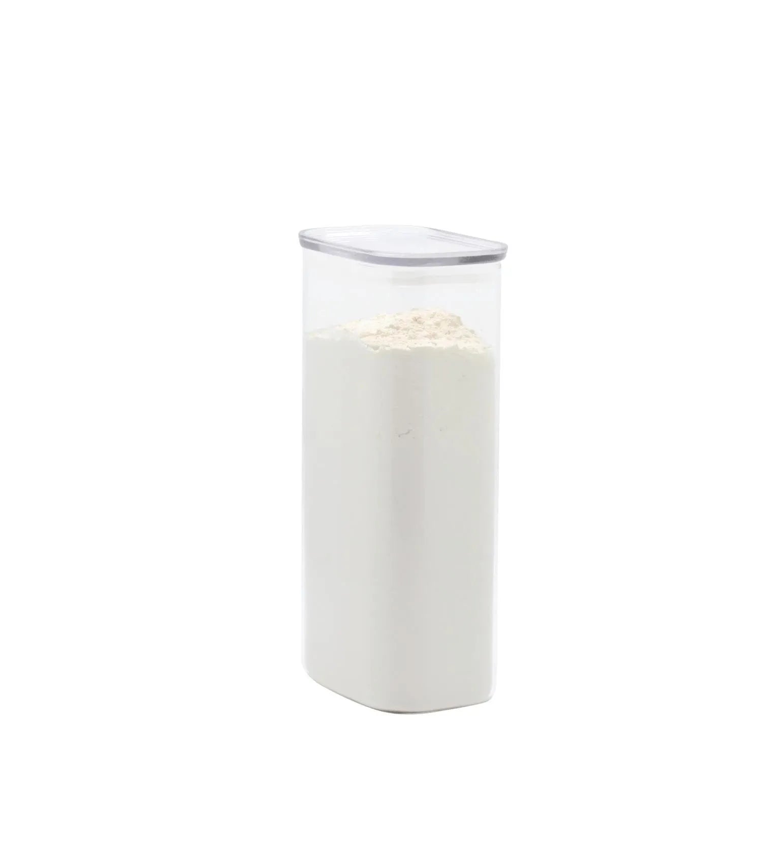 Vorratsglas mit Glasdeckel 1.8l 12.5x8.5x26.1cm in Transparent präsentiert im Onlineshop von KAQTU Design AG. Aufbewahrungsbehälter ist von Pebbly