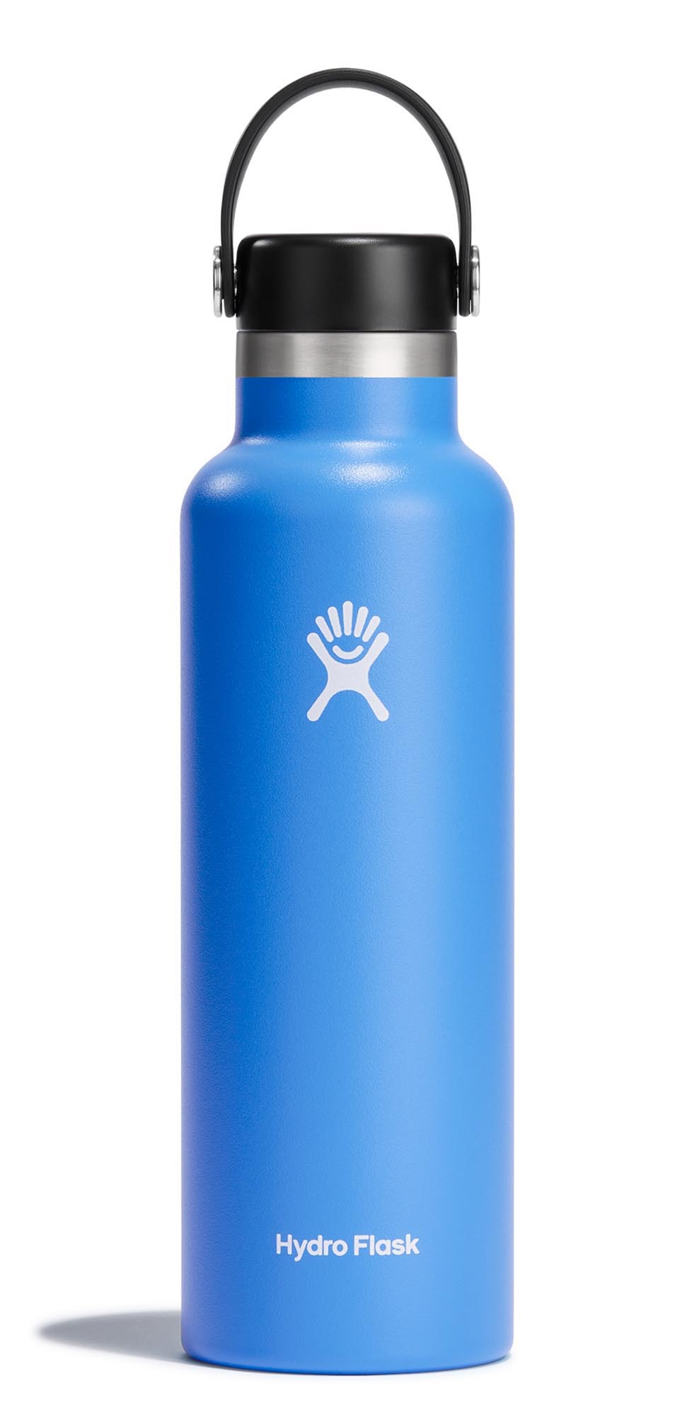 Trinkflasche Standard Flex Deckel 620ml cascade in Blau präsentiert im Onlineshop von KAQTU Design AG. Trinkflasche ist von Hydro Flask