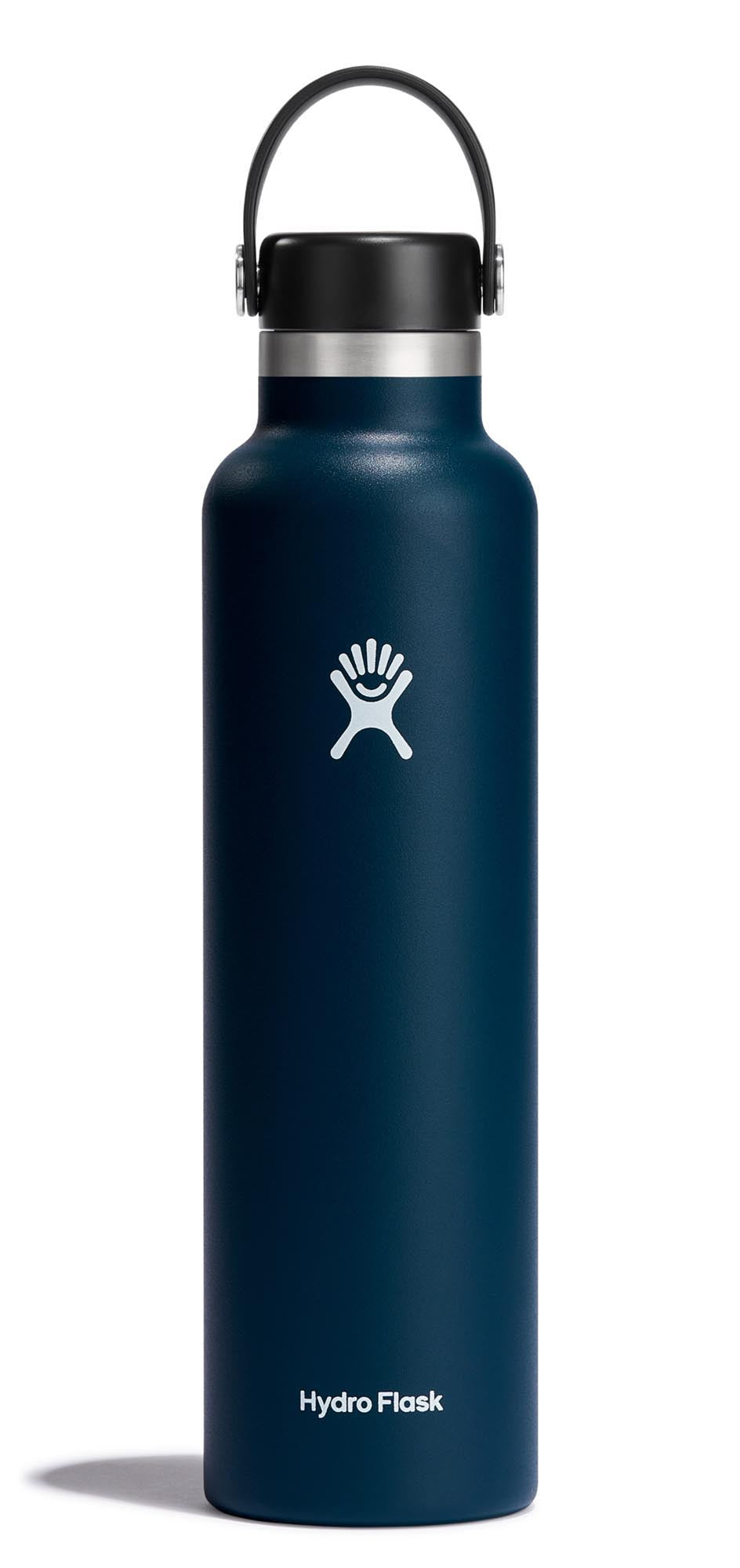 Trinkflasche Standard Flex Deckel 700ml indigo in Blau präsentiert im Onlineshop von KAQTU Design AG. Trinkflasche ist von Hydro Flask
