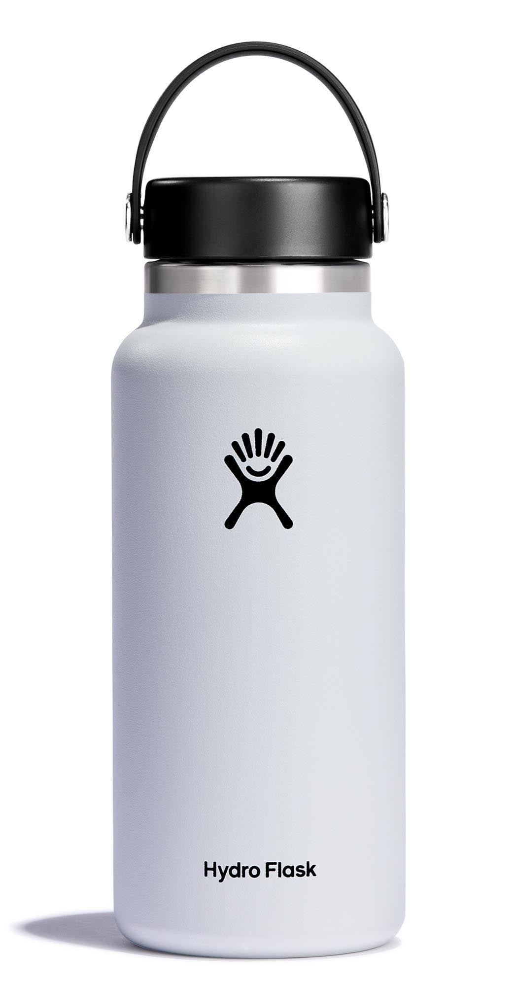 Trinkflasche Wide Flex Deckel 945ml weiss in Weiss präsentiert im Onlineshop von KAQTU Design AG. Trinkflasche ist von Hydro Flask