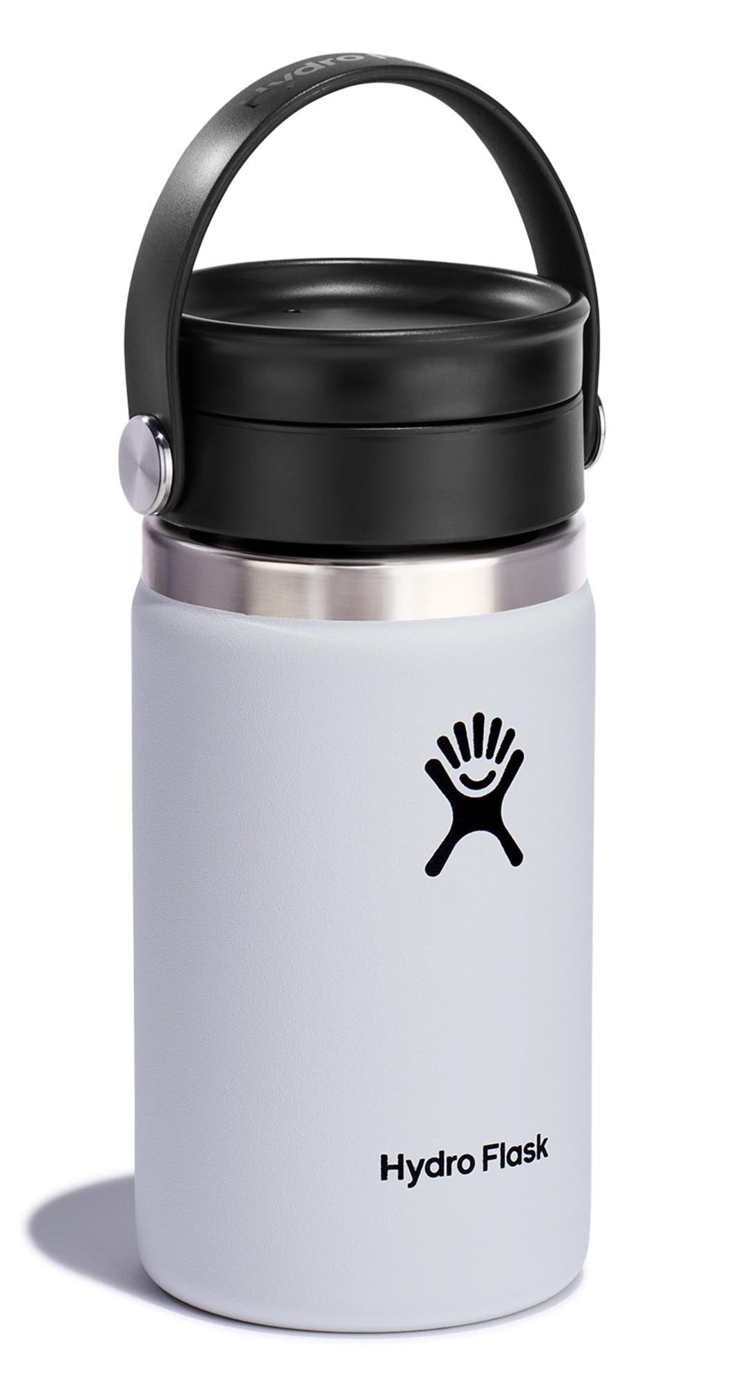 Trinkflasche Wide Flex Sip Deckel 350ml weiss in Weiss präsentiert im Onlineshop von KAQTU Design AG. Trinkflasche ist von Hydro Flask