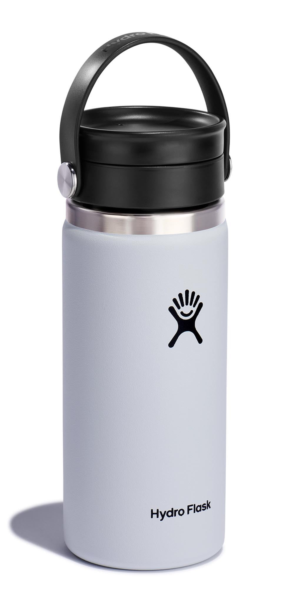 Trinkflasche Wide Flex Sip Deckel 470ml weiss in Weiss präsentiert im Onlineshop von KAQTU Design AG. Trinkflasche ist von Hydro Flask