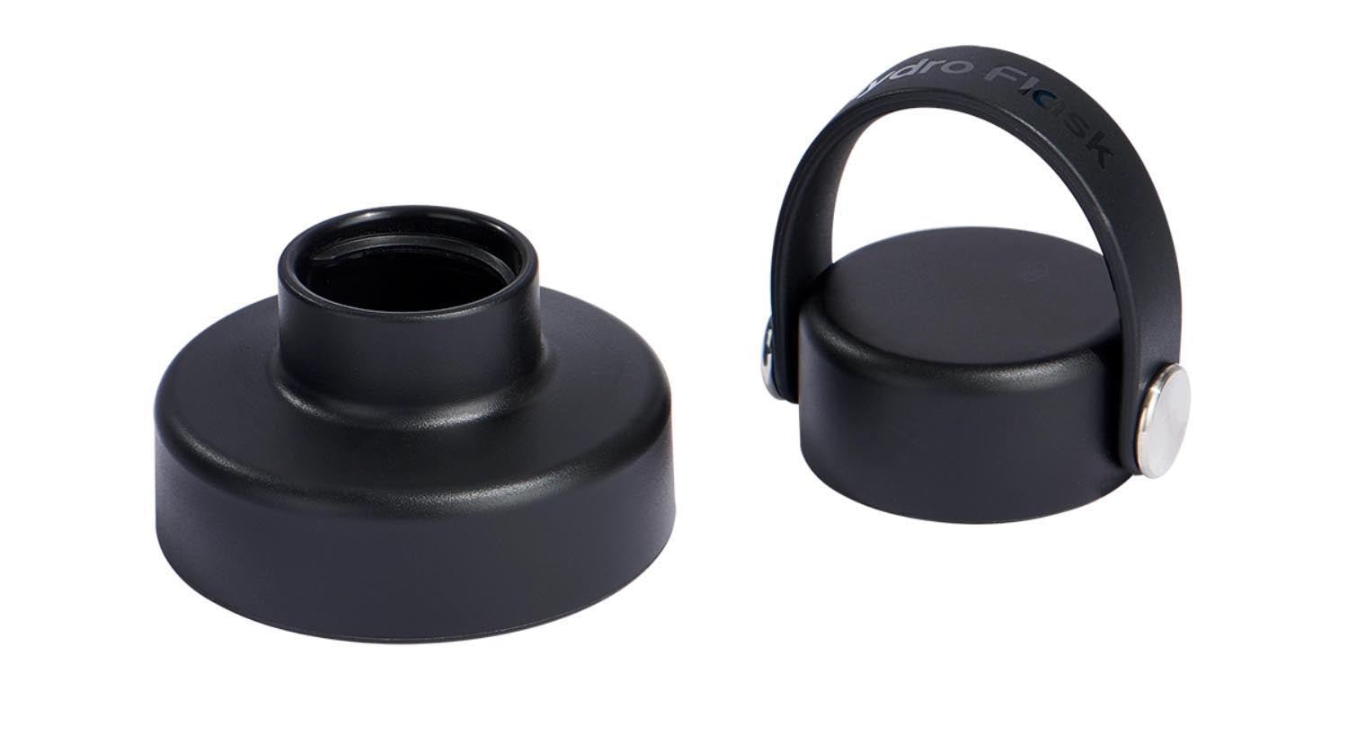 Deckel Wide Flex Chug schwarz in Schwarz präsentiert im Onlineshop von KAQTU Design AG. Aufbewahrungsbehälter ist von Hydro Flask