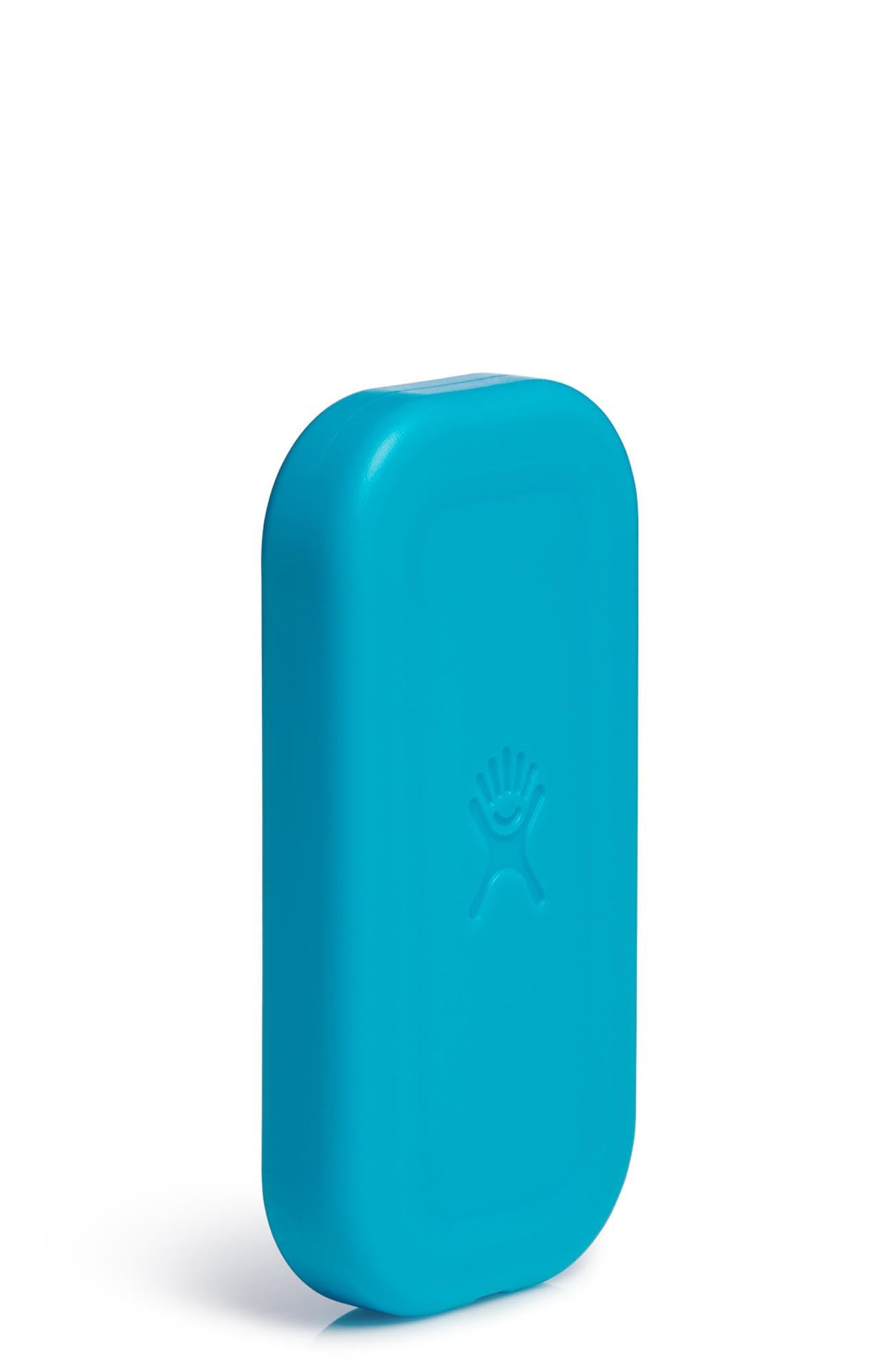 Kleines Kühlelement in der Farbe Pacific Blau von Hydro Flask, ideal für die Kühlung von Lebensmitteln und Getränken in der Küche.
