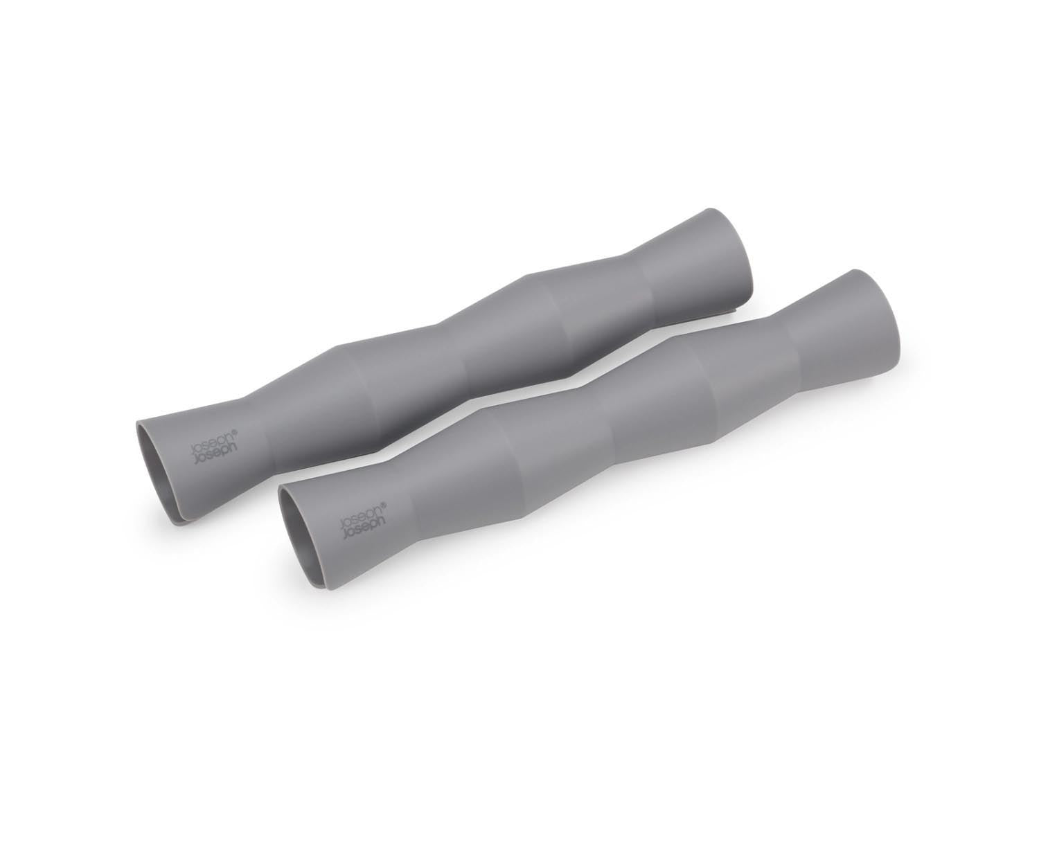 2er Set Orderly Schienenabstandhalter für Anzüge ecru in Silber präsentiert im Onlineshop von KAQTU Design AG. Kleiderhaken ist von Joseph Joseph