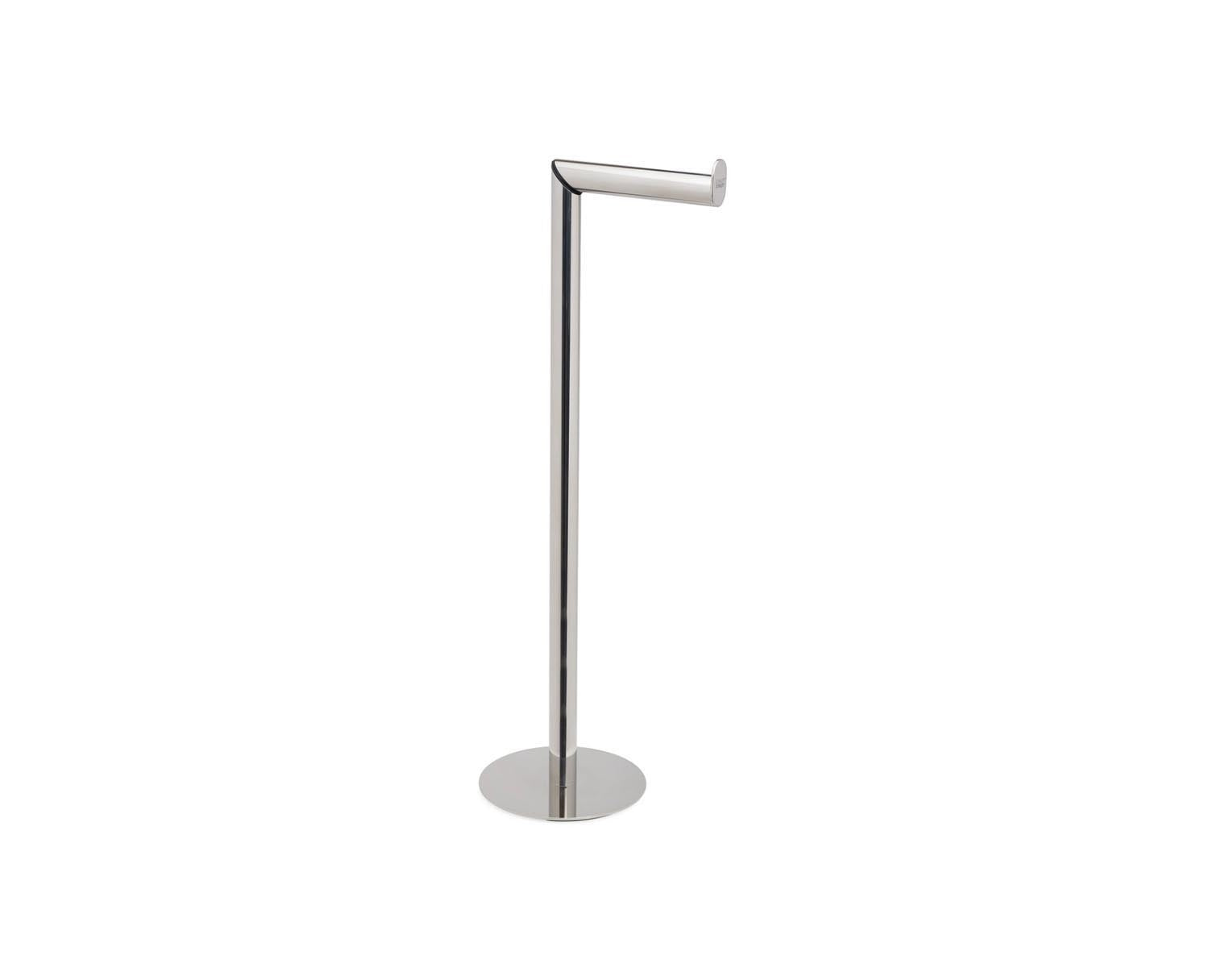 EasyStore Luxe Toilettenpapierhalter 2 in 1 Edelstahl in Silber präsentiert im Onlineshop von KAQTU Design AG. Badzubehör ist von Joseph Joseph