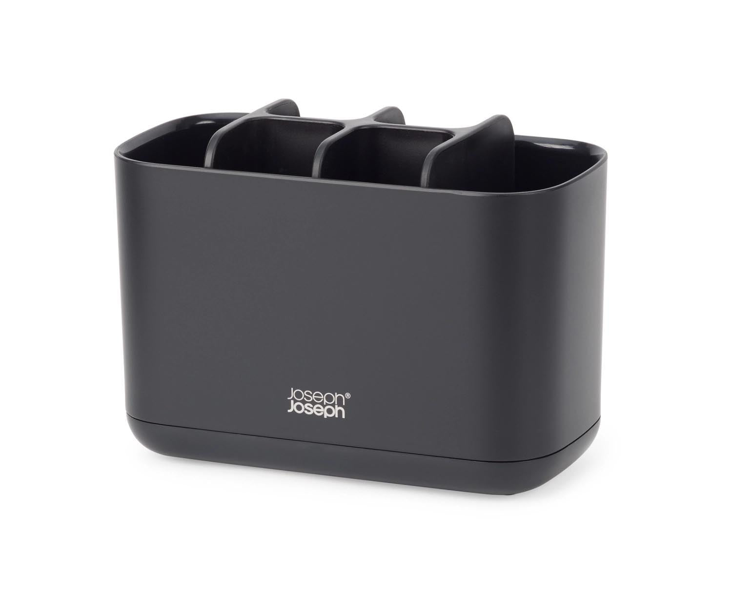 EasyStore Zahnbürstenhalter gross mattschwarz in Schwarz präsentiert im Onlineshop von KAQTU Design AG. Badzubehör ist von Joseph Joseph