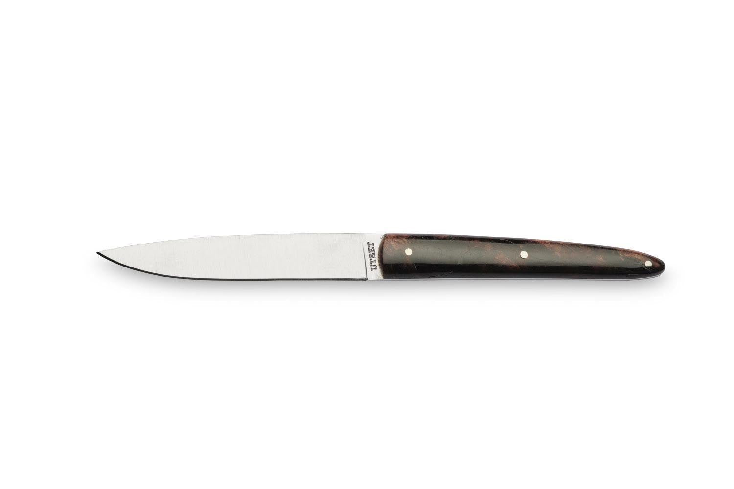 Utset Steakmesser Schwarz in Rot präsentiert im Onlineshop von KAQTU Design AG. Küchenmesser ist von Comas