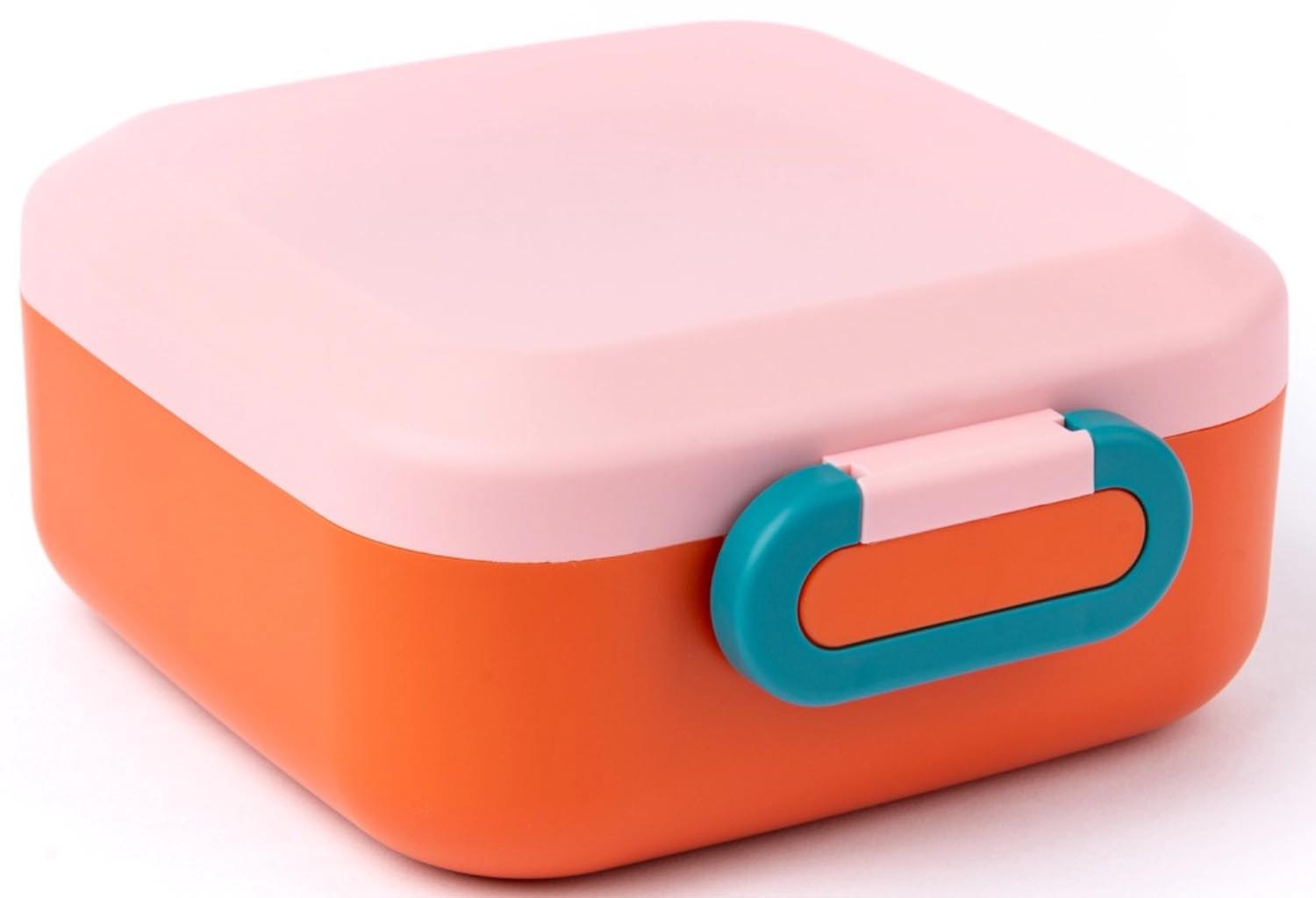 Rikko Lunchbox PP poppy flamingo in Orange präsentiert im Onlineshop von KAQTU Design AG. Aufbewahrungsbehälter ist von Amuse