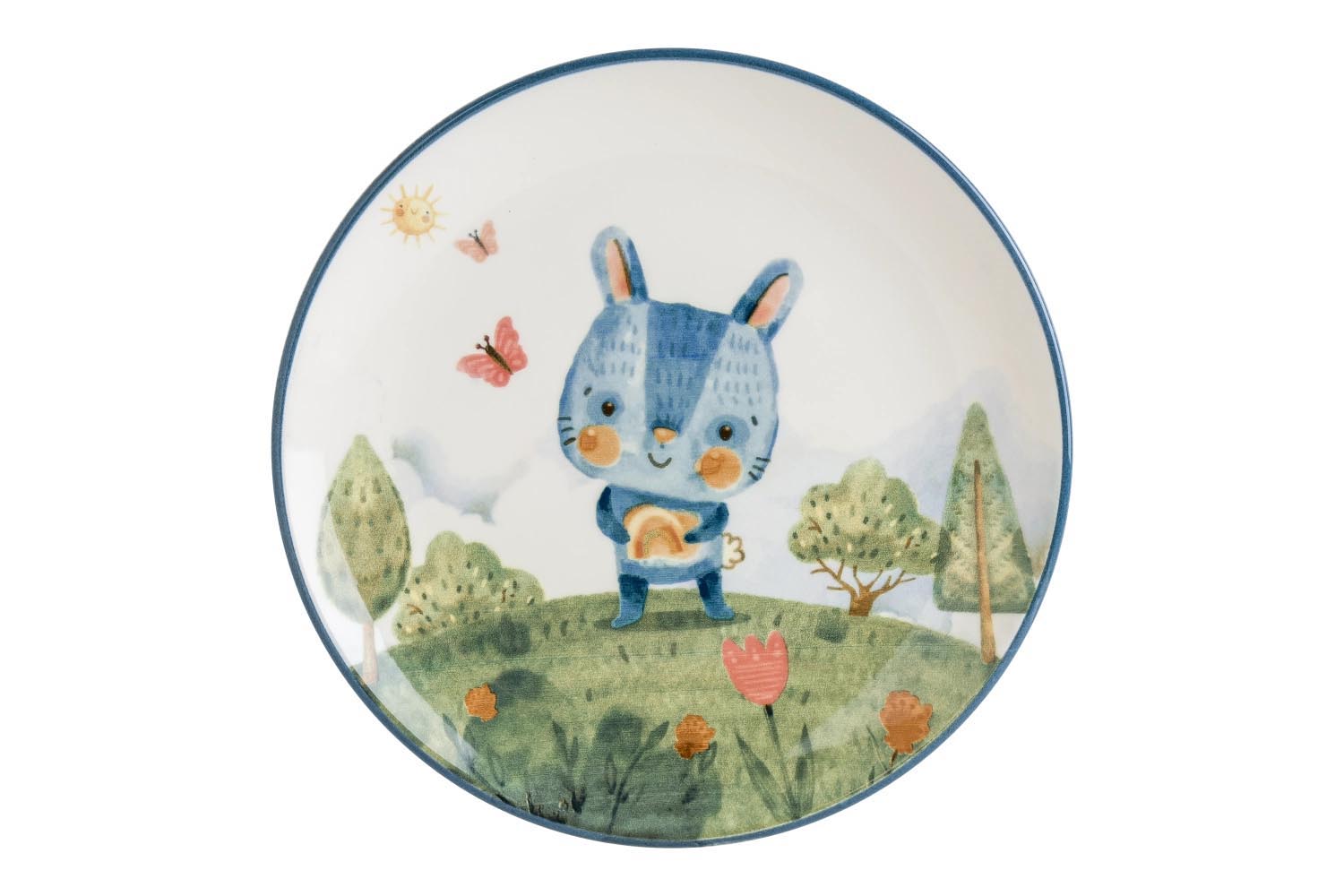 Minimeals Gourmet Teller flach D25cm in Mehrfarbig präsentiert im Onlineshop von KAQTU Design AG. Geschirr ist von Bonna