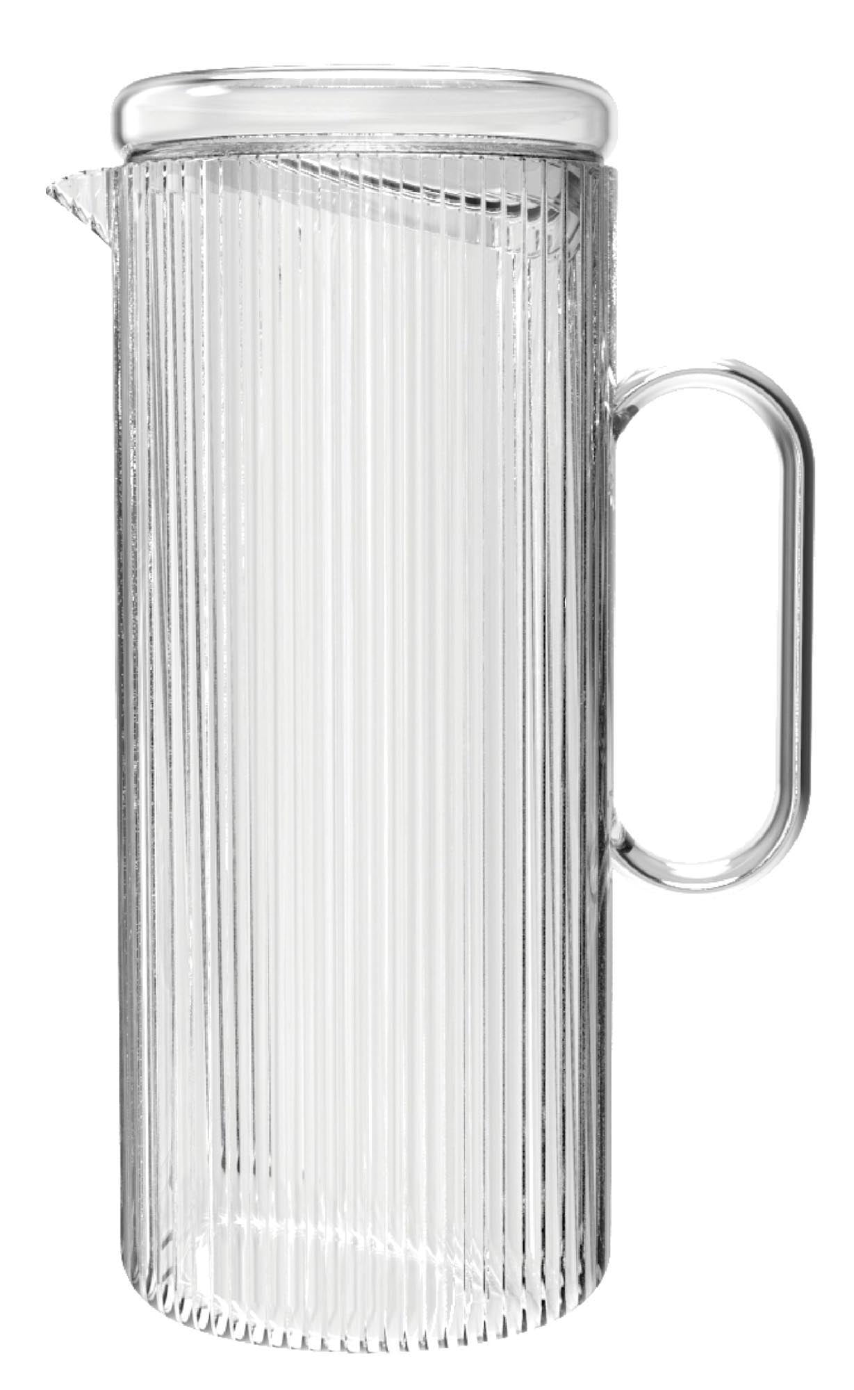 Karaffe aus Borosilikatglas, 1.2l transparent in Transparent präsentiert im Onlineshop von KAQTU Design AG. Karaffe ist von Nuts Innovations