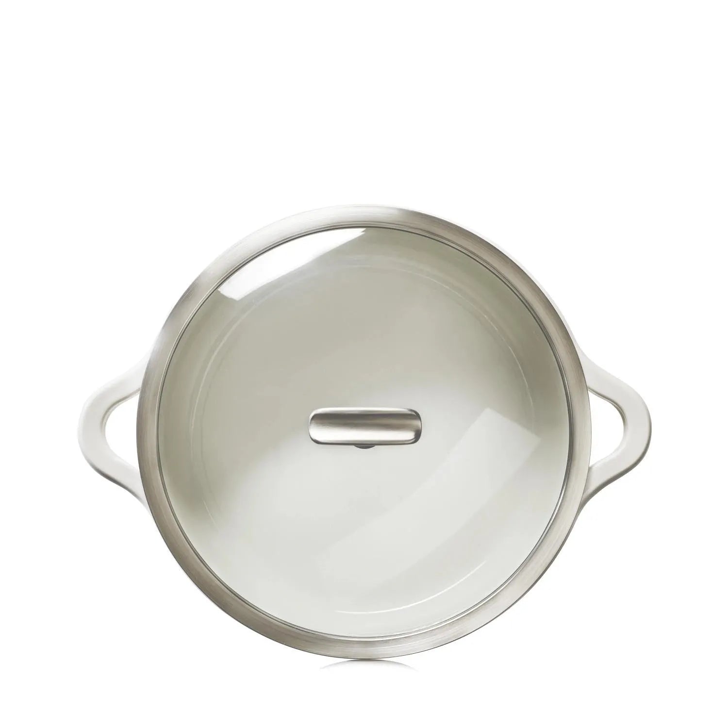 Bombance Glasdeckel mit Edelstahlgriff für Kasserolle D29cm in Transparent präsentiert im Onlineshop von KAQTU Design AG. Pfanne/Topf ist von Revol