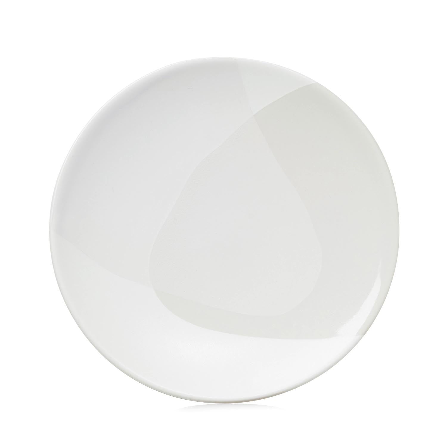 Confluence Platzteller D31cm leinen alabaster weiss in Beige präsentiert im Onlineshop von KAQTU Design AG. Teller ist von Revol