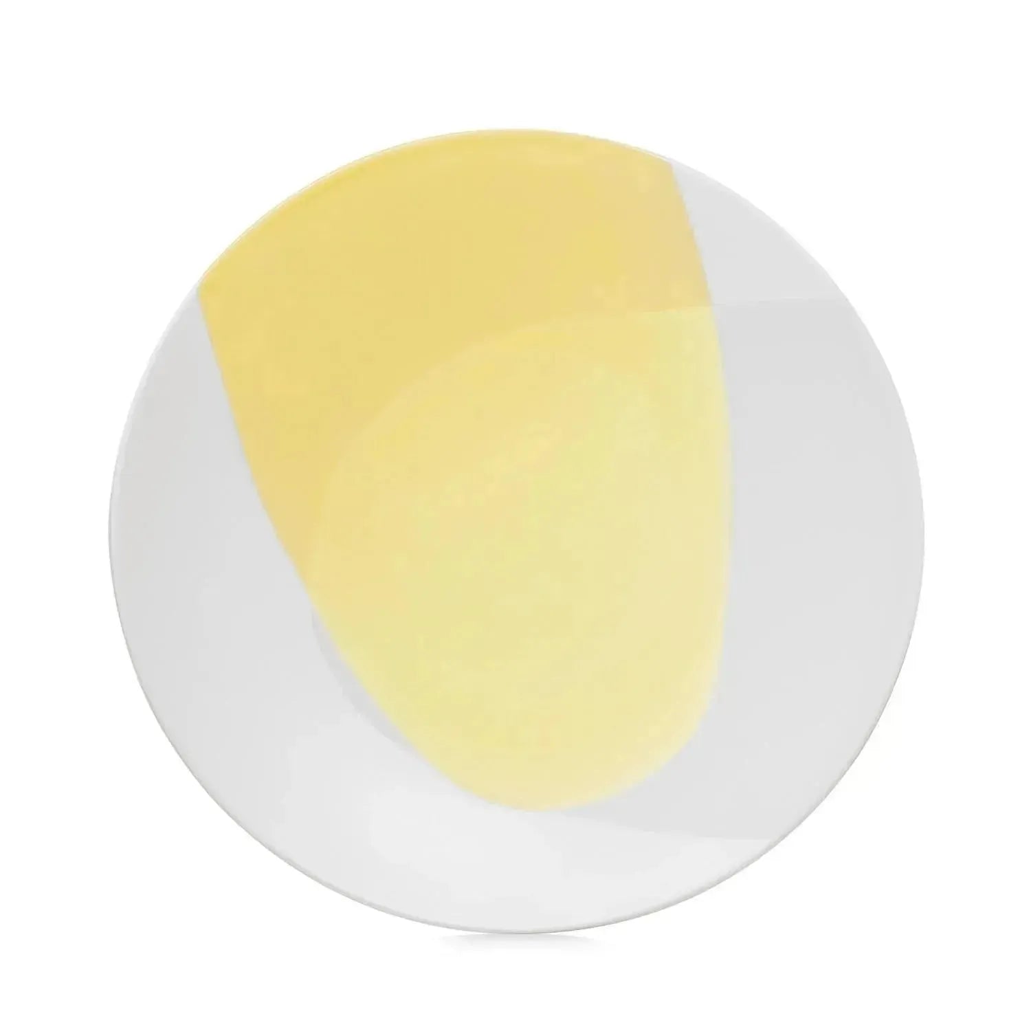 Confluence Platzteller D31cm safran alabaster weiss in Gelb präsentiert im Onlineshop von KAQTU Design AG. Teller ist von Revol