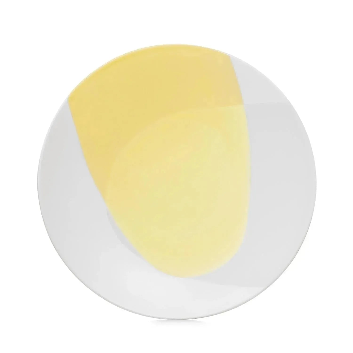 Confluence Platzteller D31cm safran alabaster weiss in Gelb präsentiert im Onlineshop von KAQTU Design AG. Teller ist von Revol