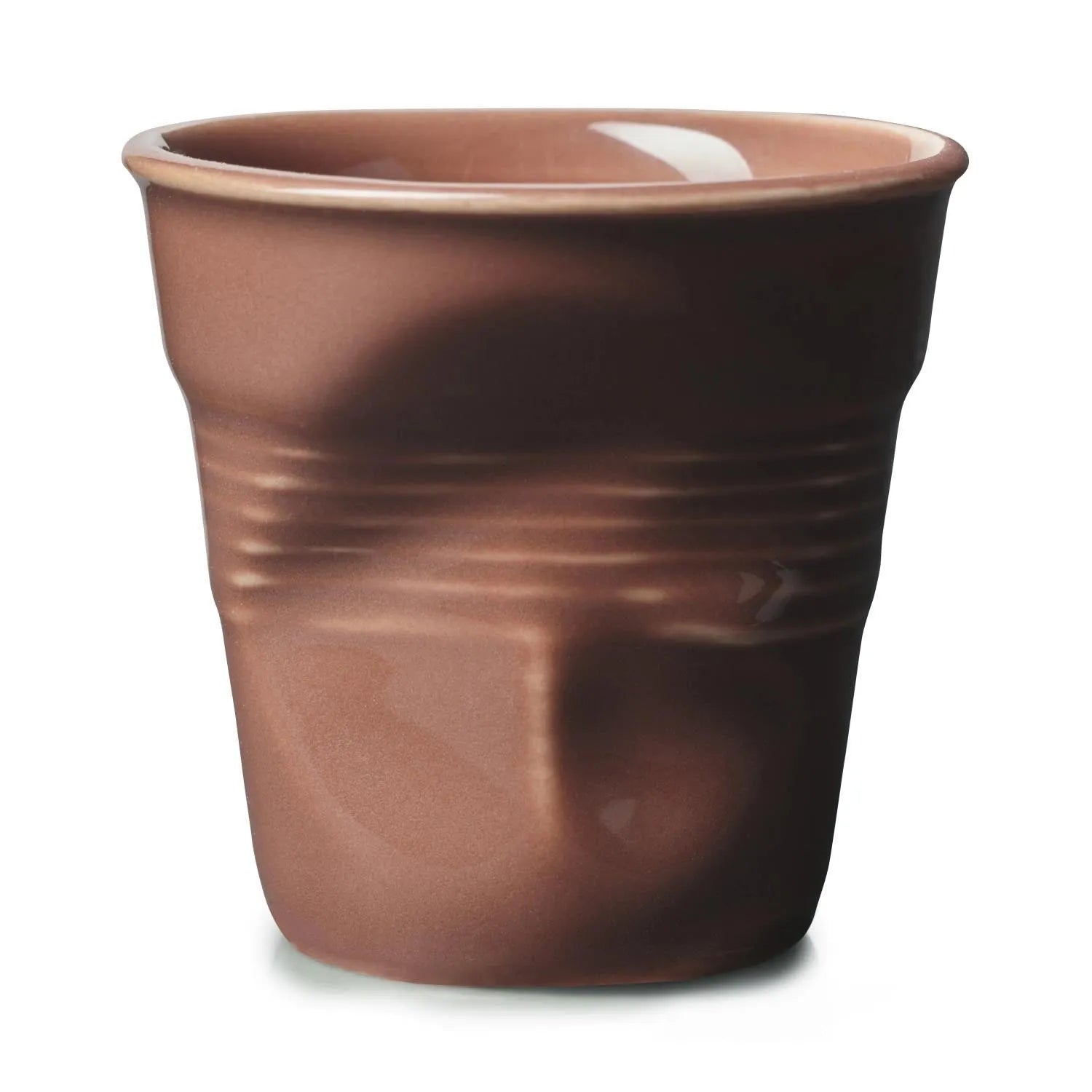 Froisse Knitterbecher Espresso 8cl verbrannte erde in Braun präsentiert im Onlineshop von KAQTU Design AG. Espressotassen ist von Revol
