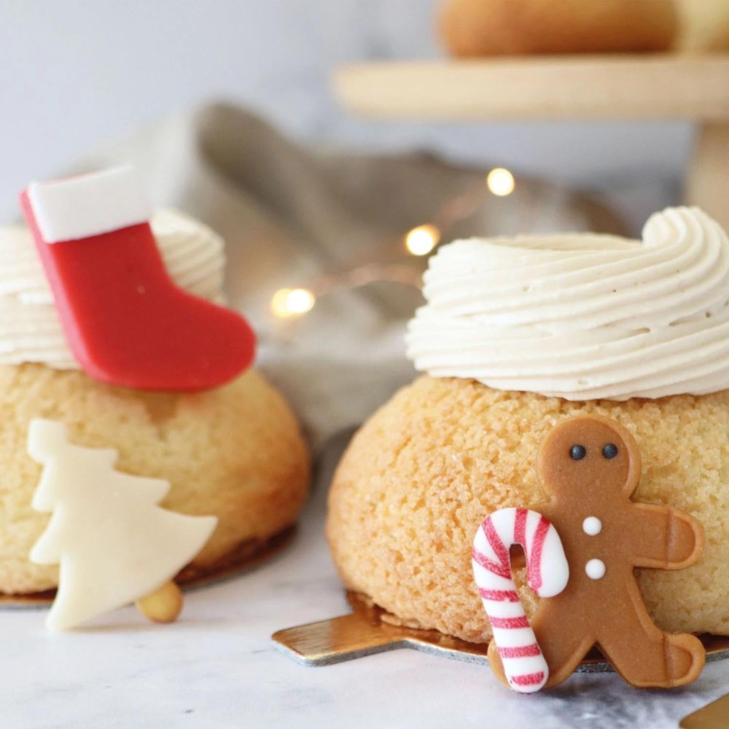 Weihnachtliche Marzipandekoration, 33g, ideal für festliche Backkreationen. Hochwertig und vielseitig einsetzbar.