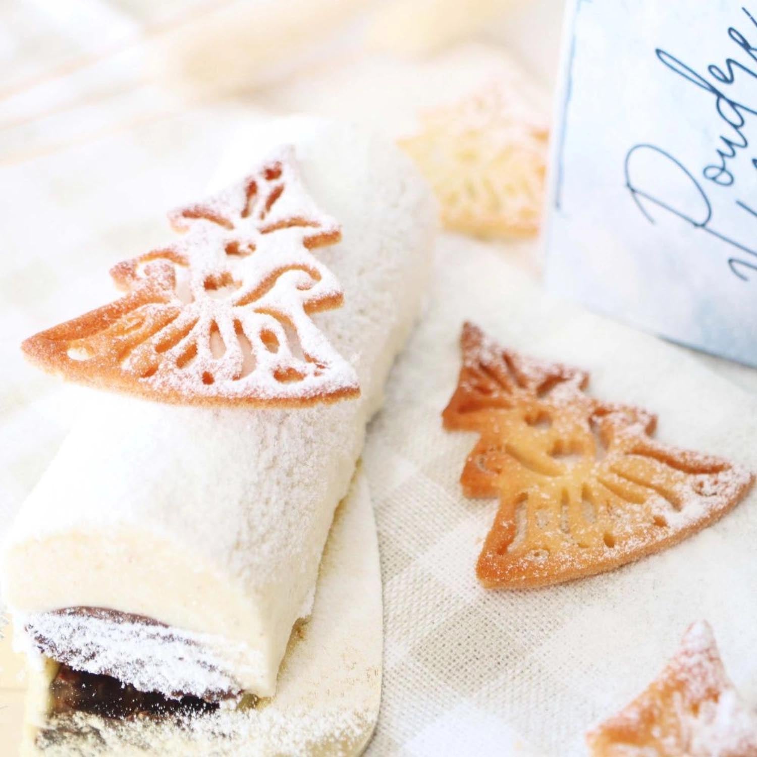 Backform für kreative weihnachtliche Kuchentopper von Scrap Cooking, perfekt für festliche und individuelle Kuchendekorationen.