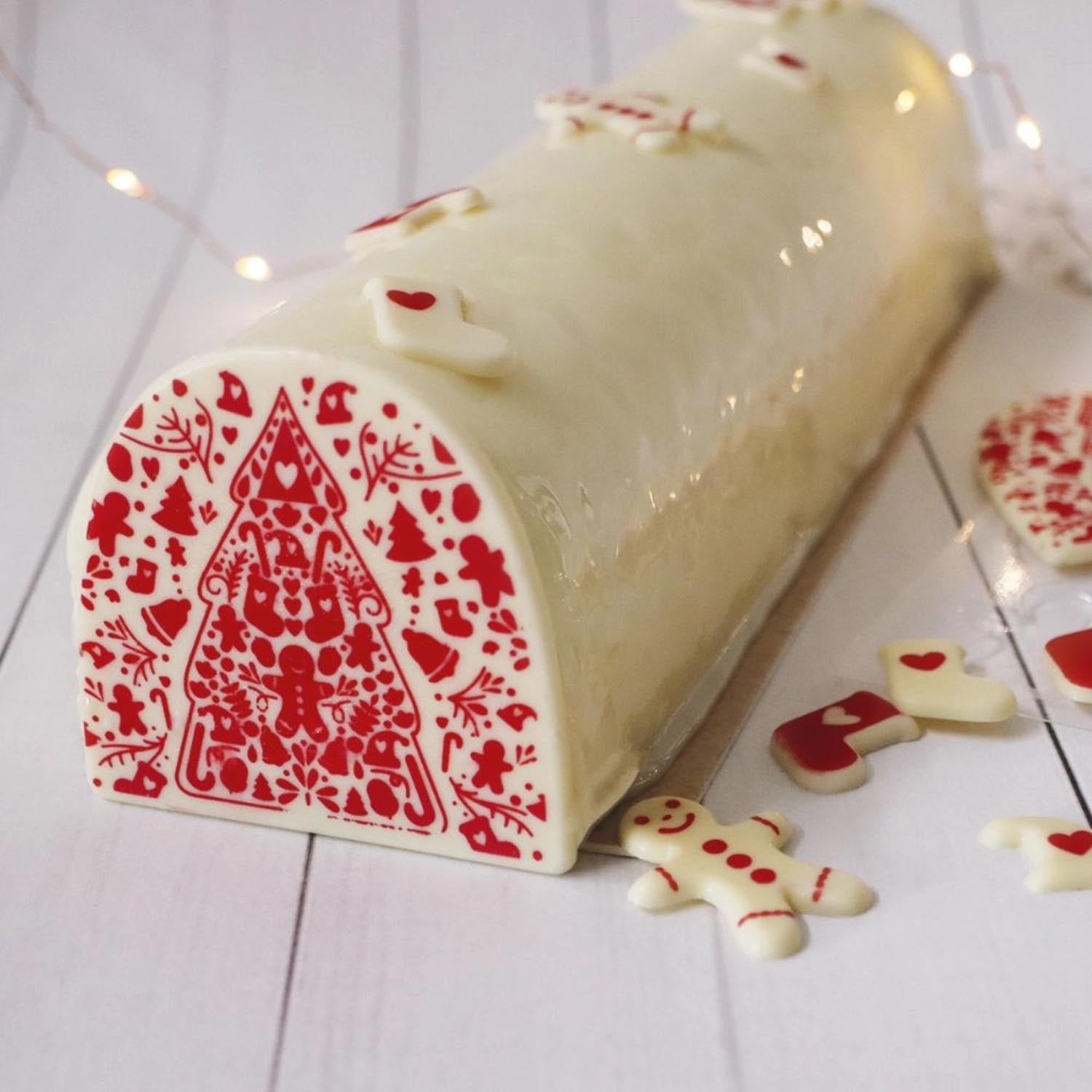 5er Set Kuchenunterlagen aus Kraftpapier, 20x30cm, perfekt für stilvolle Präsentation von Backwaren, nachhaltig und wiederverwendbar.