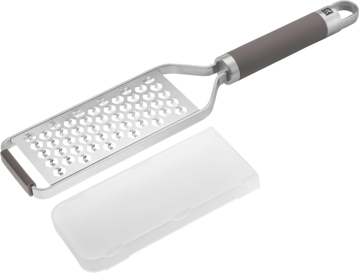 Die Zwilling Pro Reibe 34cm Medium bietet präzises Reiben für Küche und Haushalt, ideal für Käse, Gemüse und mehr.