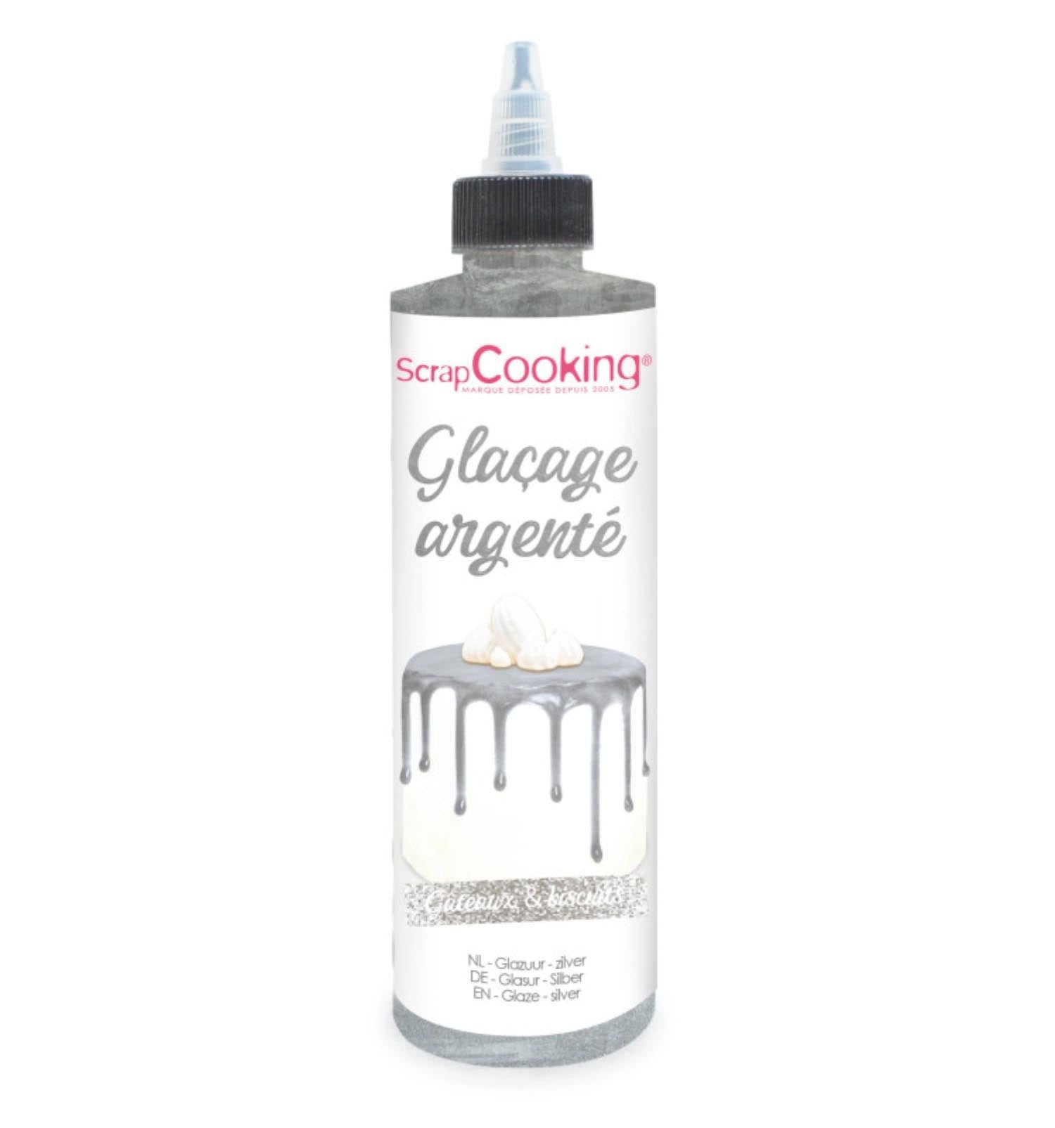 Schokoladengeschmacksglasur Drip Cake Silber 130g in Braun präsentiert im Onlineshop von KAQTU Design AG. Lebensmittel ist von Scrap Cooking