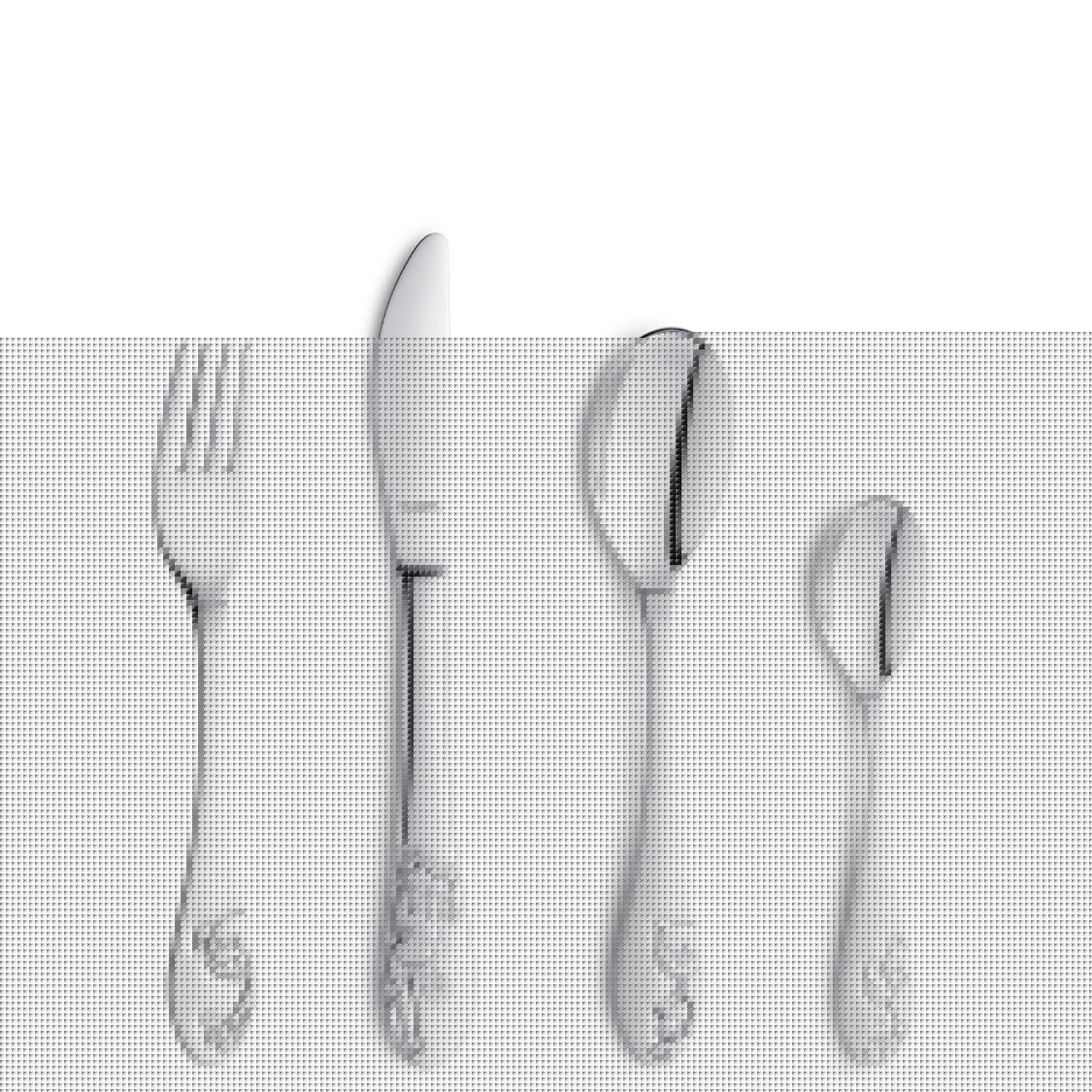 4tlg. Kuppels Kinderbesteck Bauernhoffreunde in Silber präsentiert im Onlineshop von KAQTU Design AG. Besteck ist von Amefa