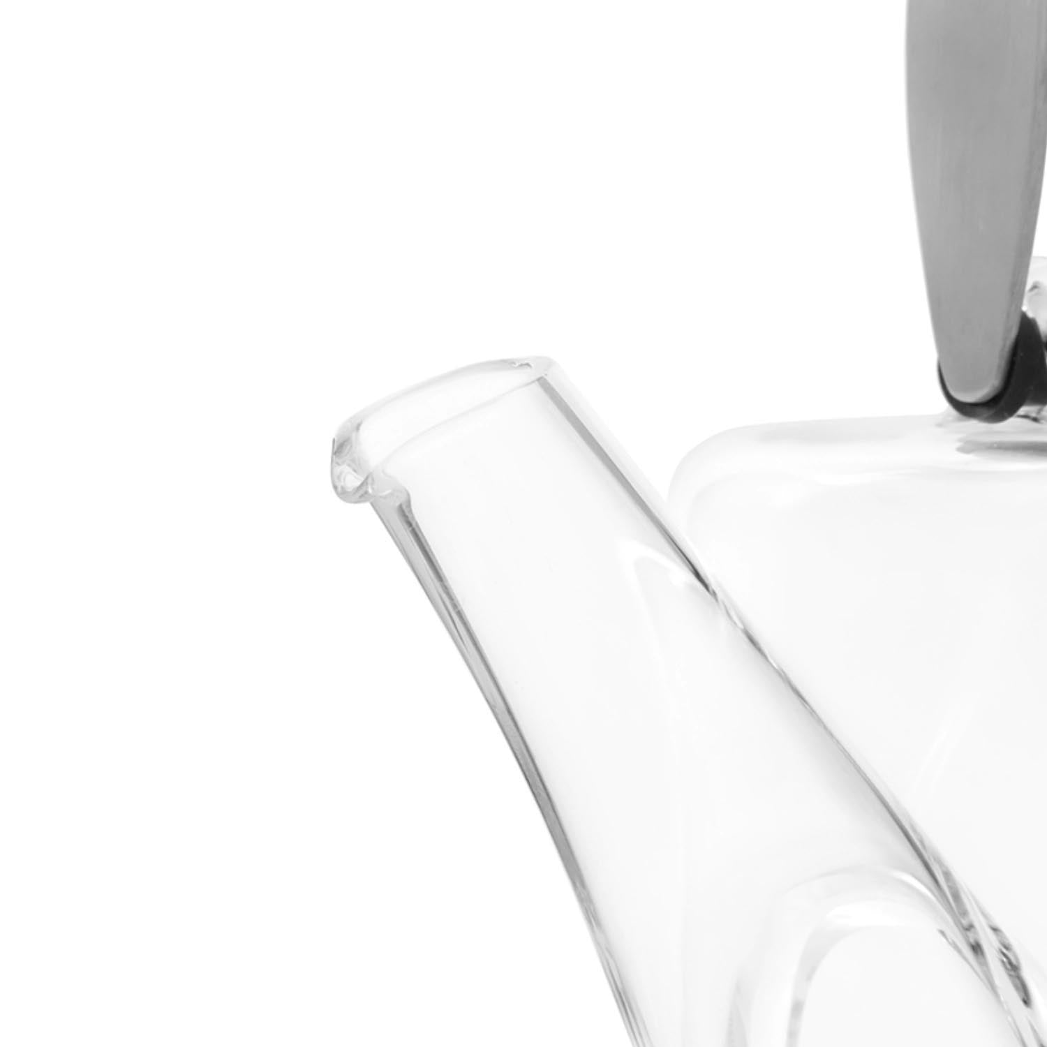 Großer Bjorn Teekrug (1.2l) aus robustem Borosilikatglas von Viva, ideal für stilvollen Teegenuss.