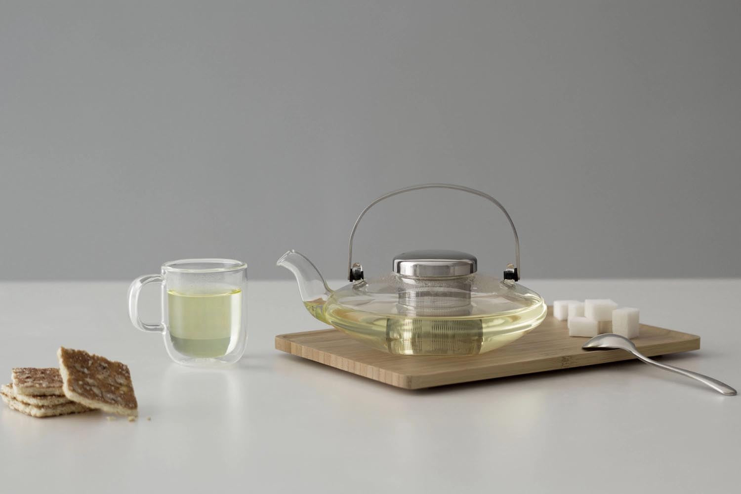 Eleganter 0.55l Teekrug aus Glas von Viva, ideal für stilvolles Teegenießen und modernes Servieren in jeder Umgebung.