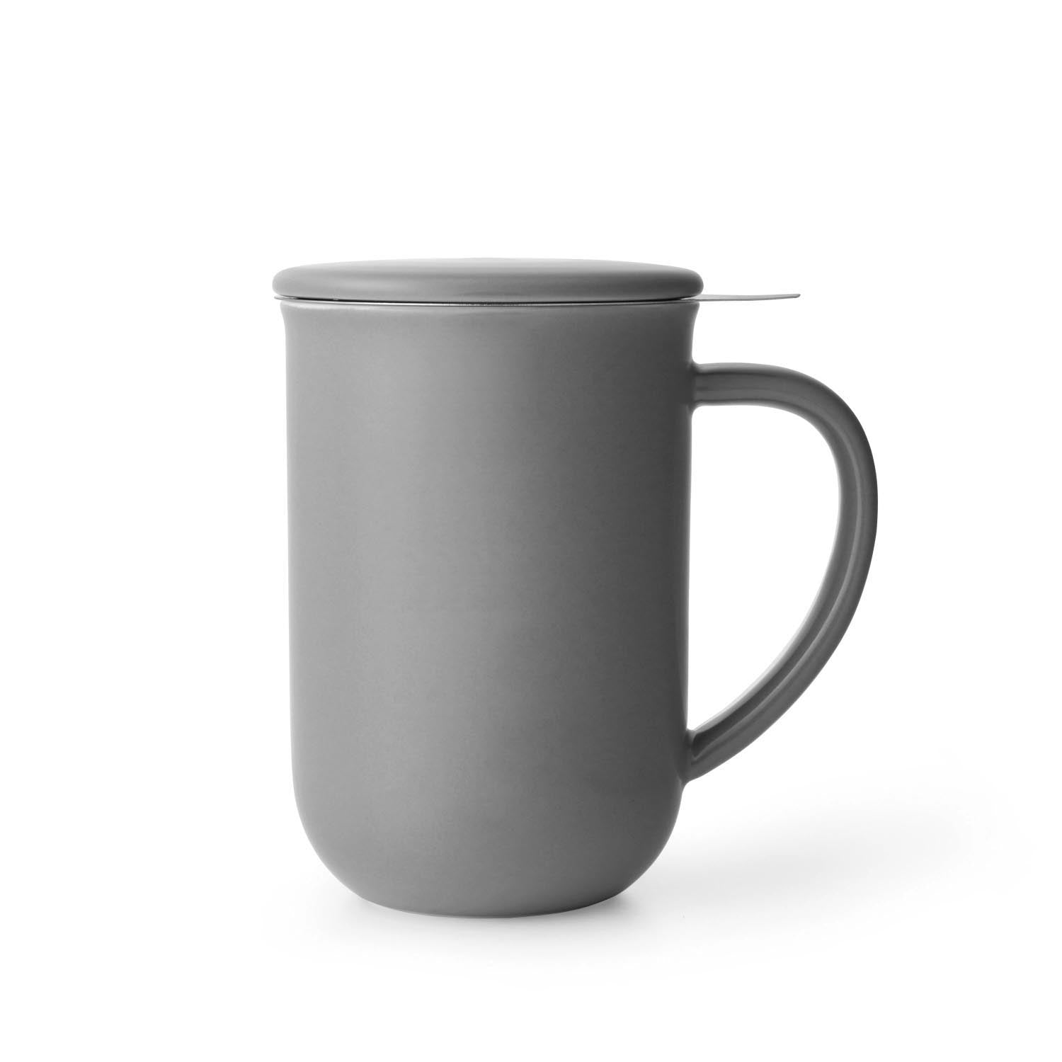 Minima Balance Teetasse 500ml H14cm Porzellan grau in Grau präsentiert im Onlineshop von KAQTU Design AG. Tasse ist von Viva